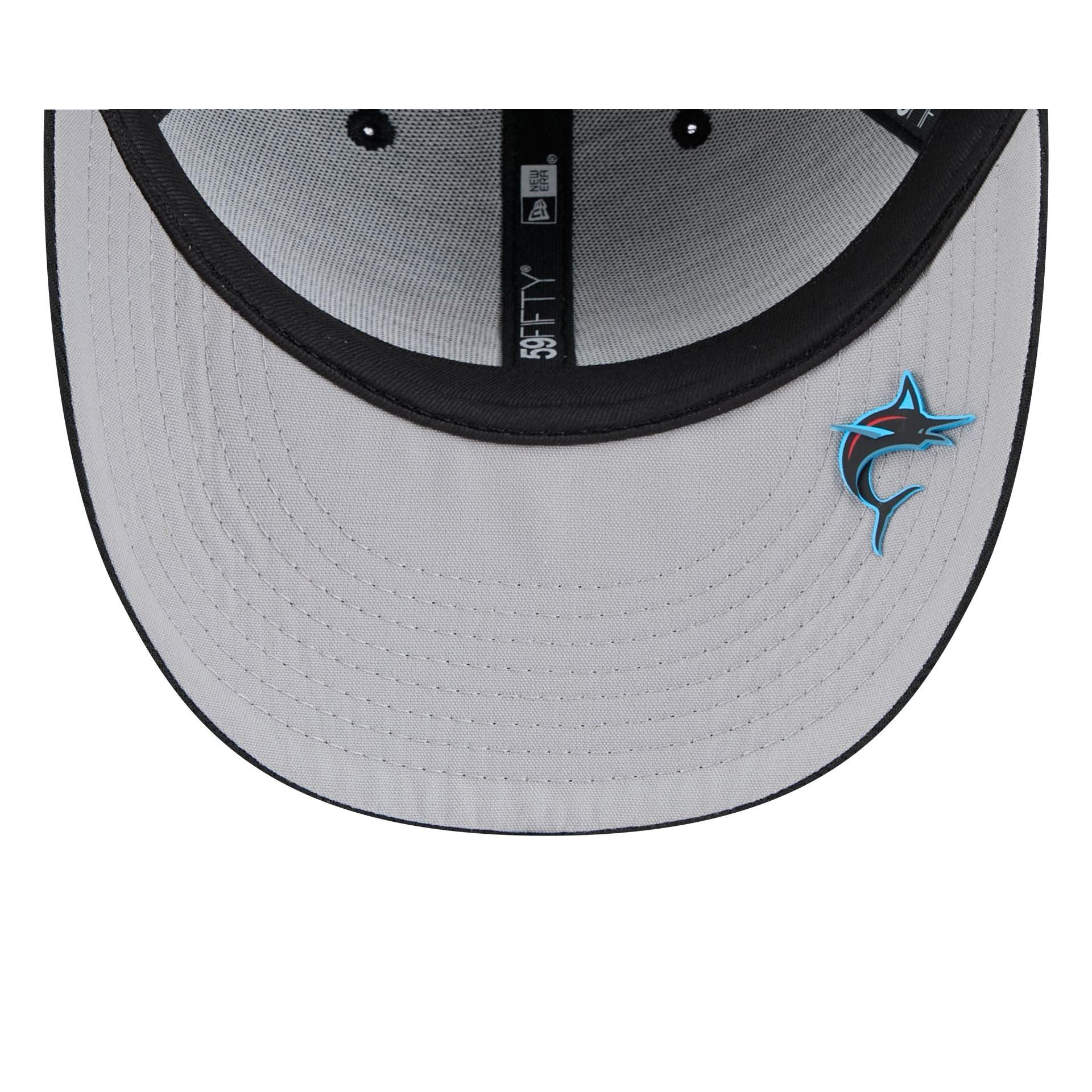 Miami Marlins 2025 Clubhouse Alt Low Profile 59FIFTY Fitted Hat Male Product Image