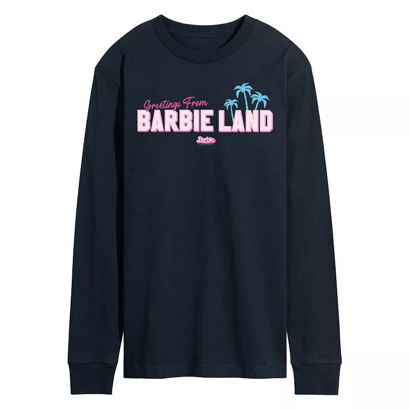 Men's Barbie™ The Movie Greetings From Barbie Land Graphic Tee,  Product Image