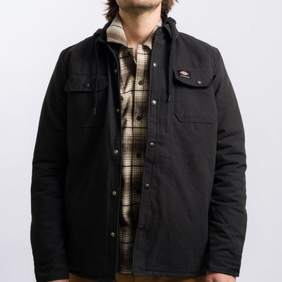 Dickies Skateboarding Duck Shirt Jacket - Black Product Image