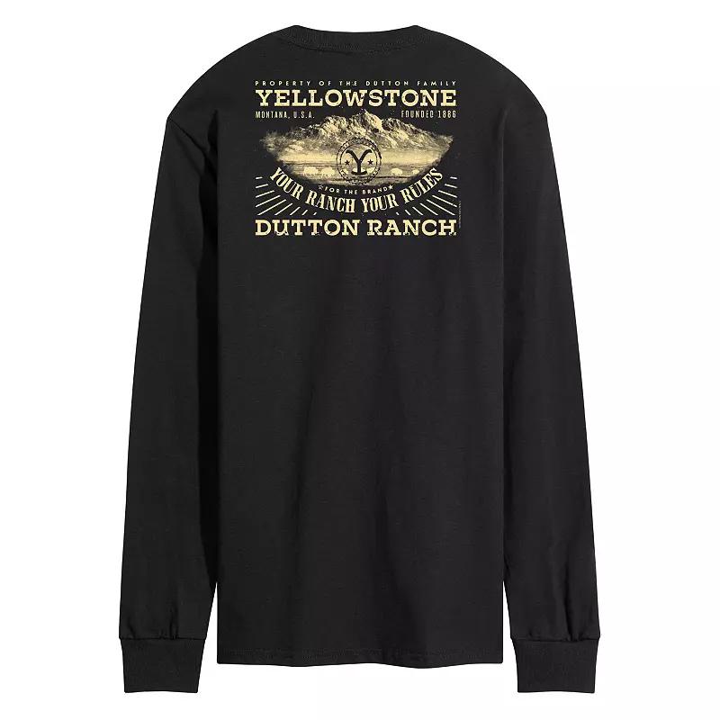 Men's Yellowstone Property Of Dutton Family Long Sleeve Graphic Tee,  Product Image