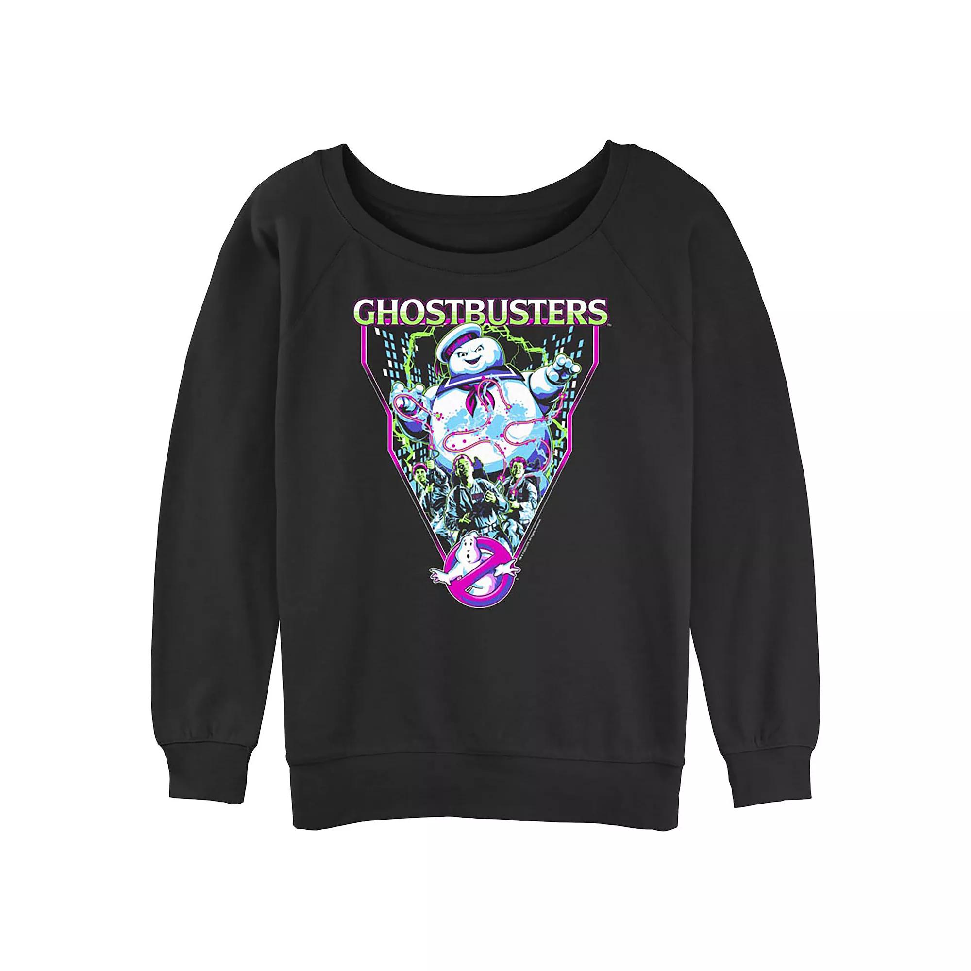 Juniors' Ghostbusters Stay Puft Marshmallow Man Graphic Pullover, Girl's, Size: XXL, Black Product Image