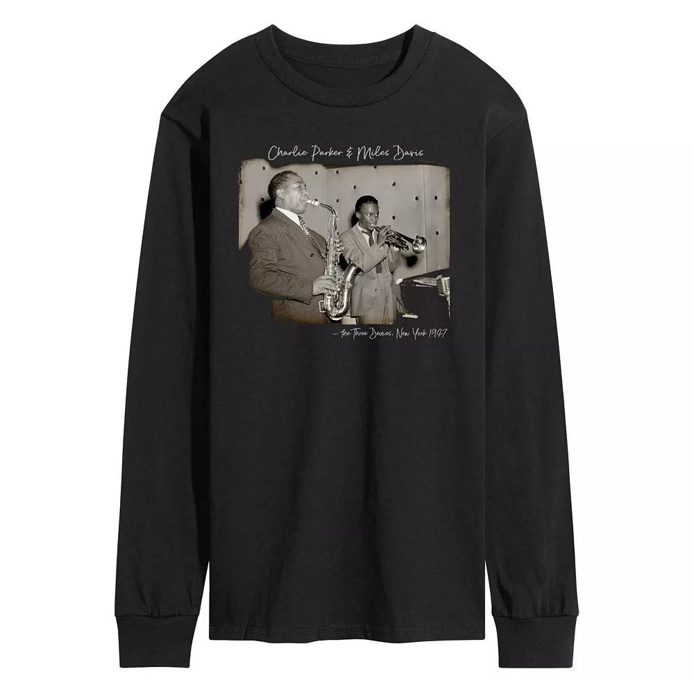 Men's Charlie Parker Three Deuces Long Sleeve Tee,  Product Image