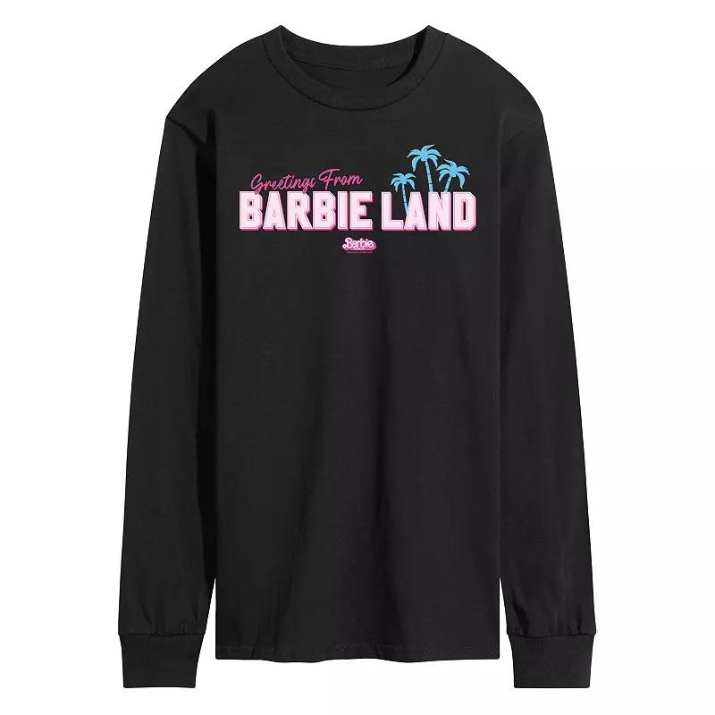 Men's Barbie™ The Movie Greetings From Barbie Land Graphic Tee,  Product Image