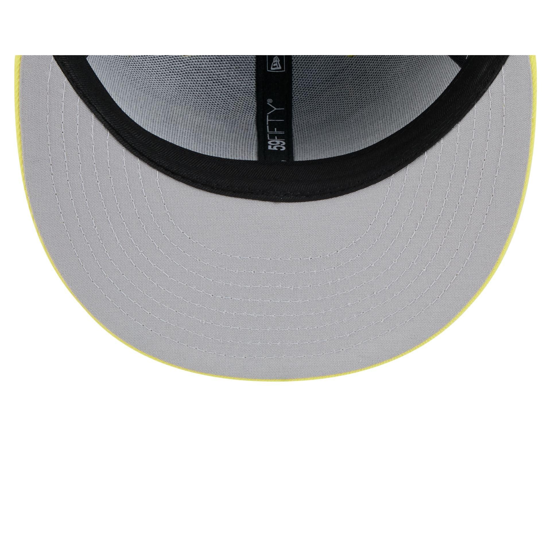 Seattle Mariners Black Poly Rope Split Panel 59FIFTY Fitted Hat Male Product Image