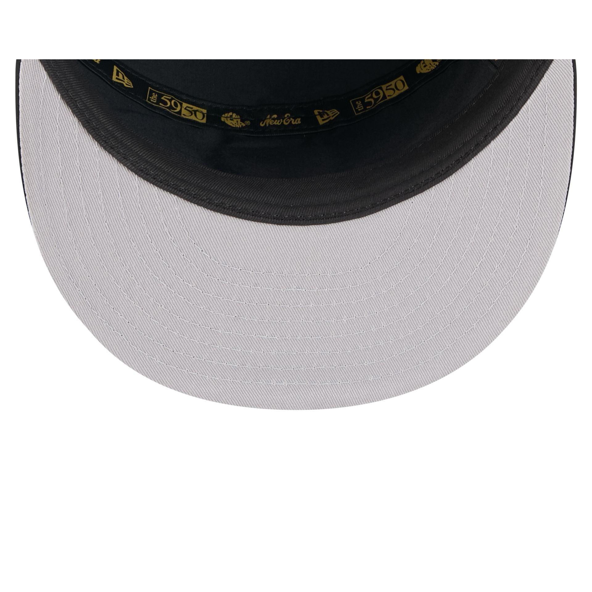 Buffalo Bills 2025 Sideline Hot Weather Black 59FIFTY Fitted Hat Male Product Image