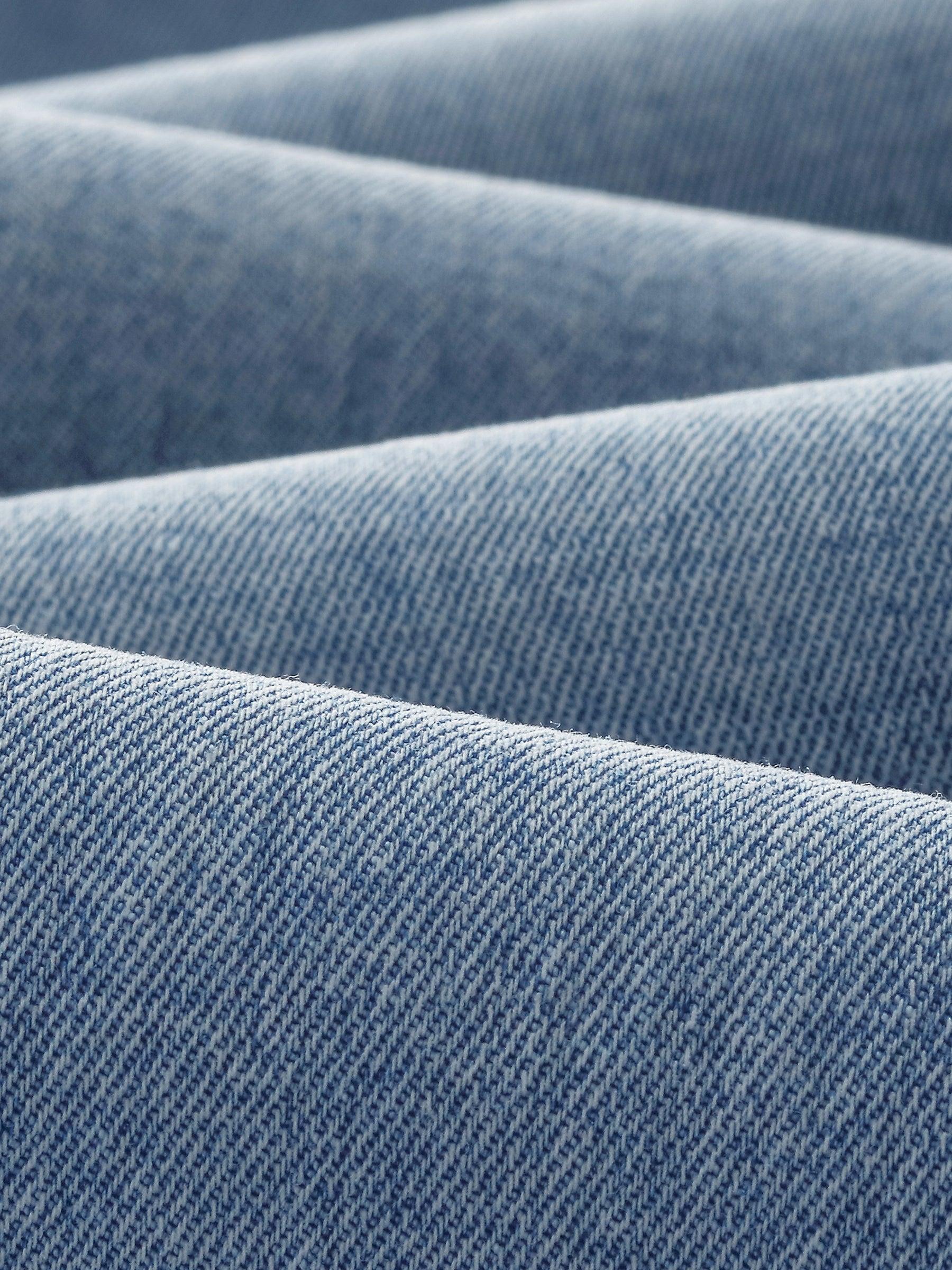 Denim Adjustable Waist Women Wide Leg Jeans Product Image