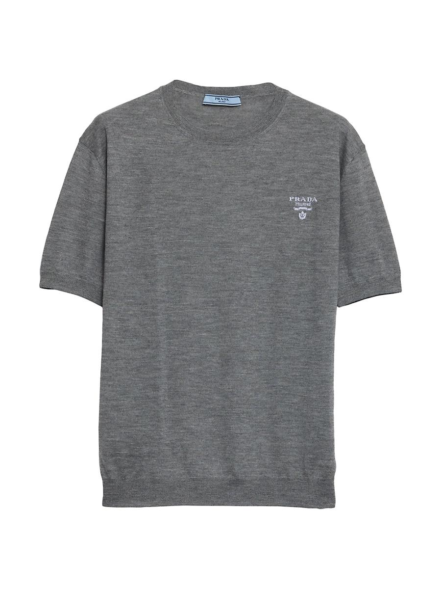 Womens Cashmere Crew-Neck Sweater Product Image