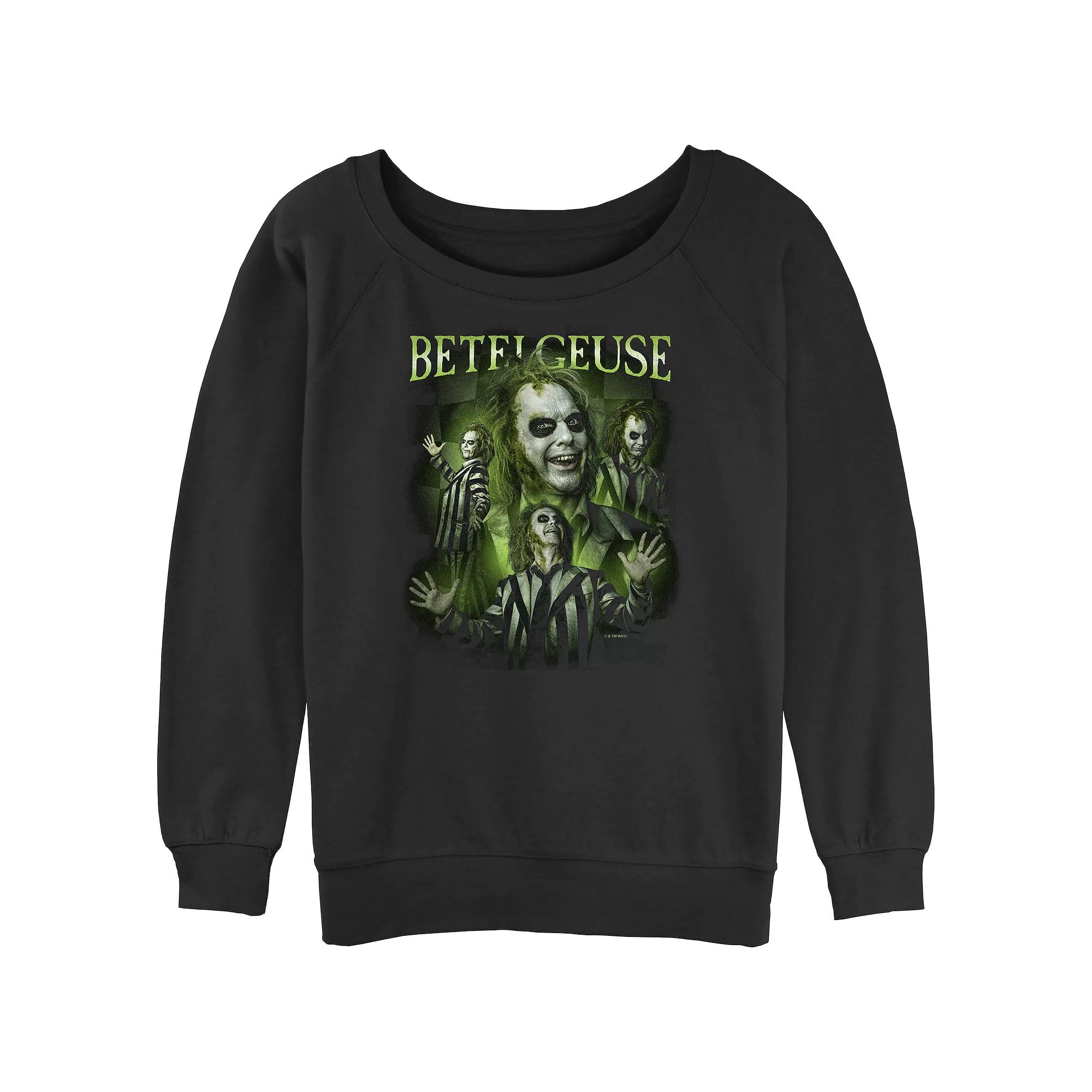 Juniors' Beetlejuice 2 Betelgeuse Collage Graphic Pullover, Girl's, Size: Small, Black Product Image