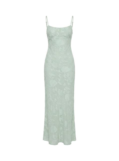 Avienna Maxi Dress Sage Burnout Product Image