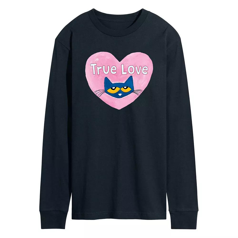 Men's Pete the Cat True Love Long-Sleeve Tee,  Product Image