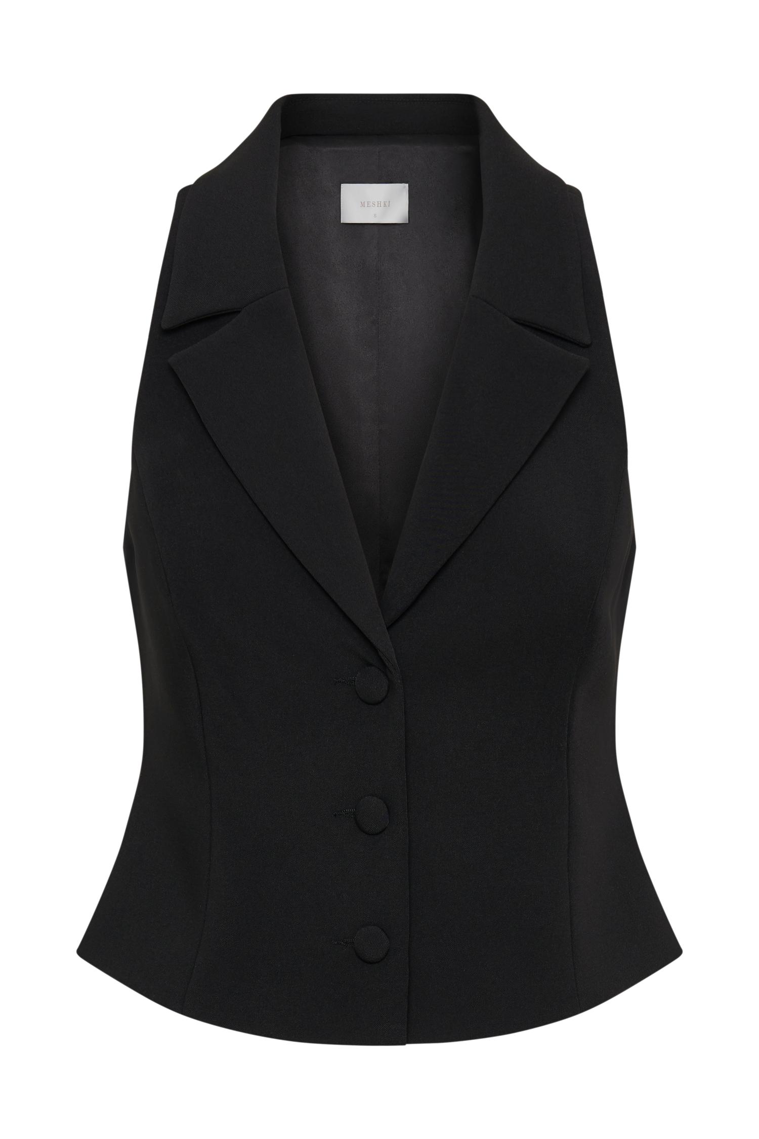 Mura Suiting Vest - Black Product Image