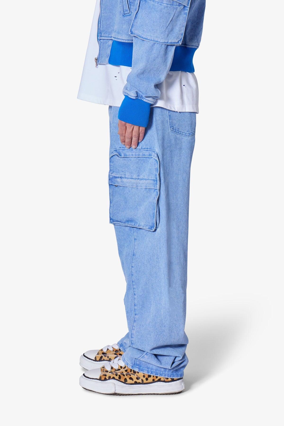 Ultra Baggy Feeling Blue Denim - Blue Product Image