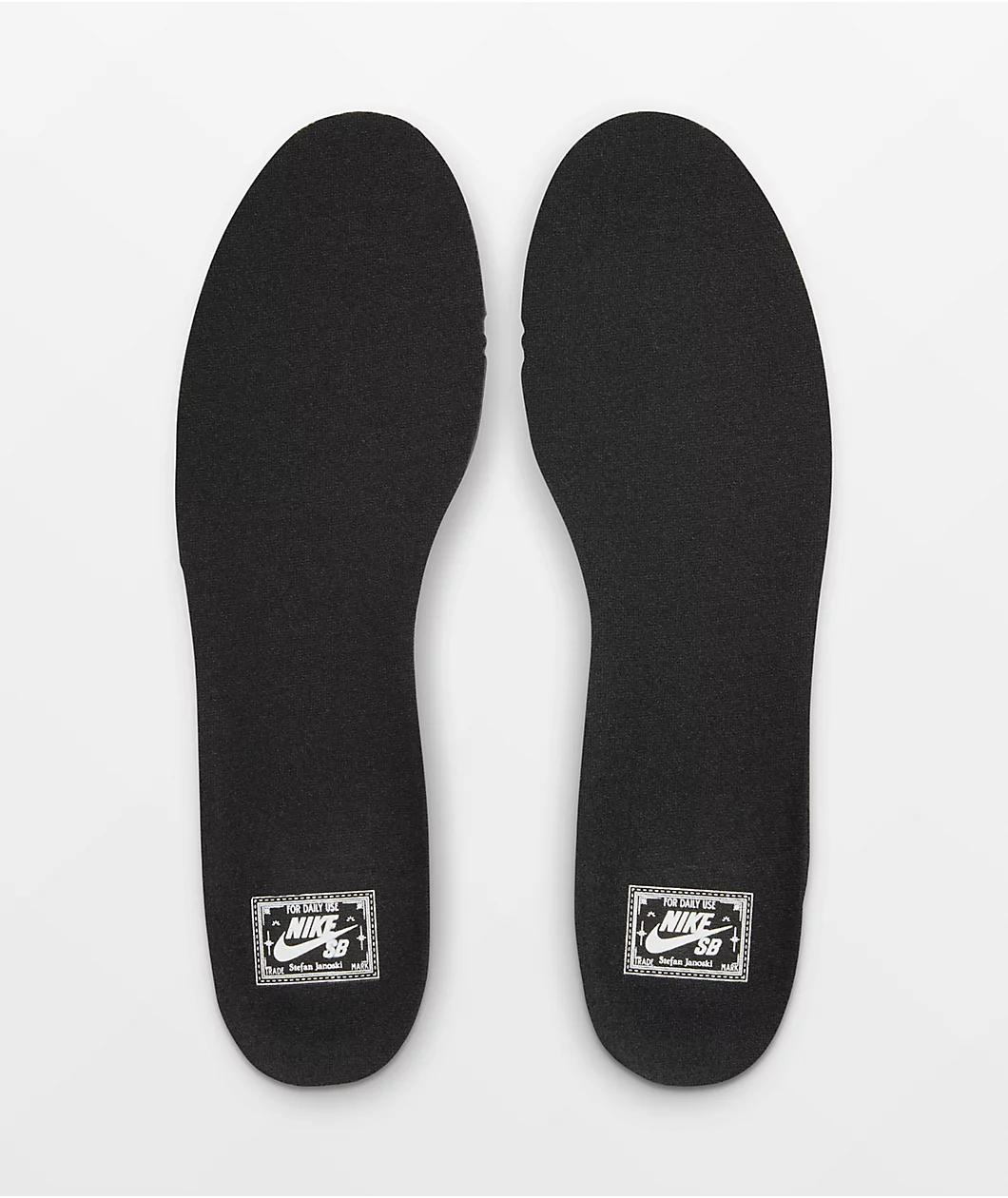 Nike SB Zoom Janoski OG+ Black & White Skate Shoes Product Image