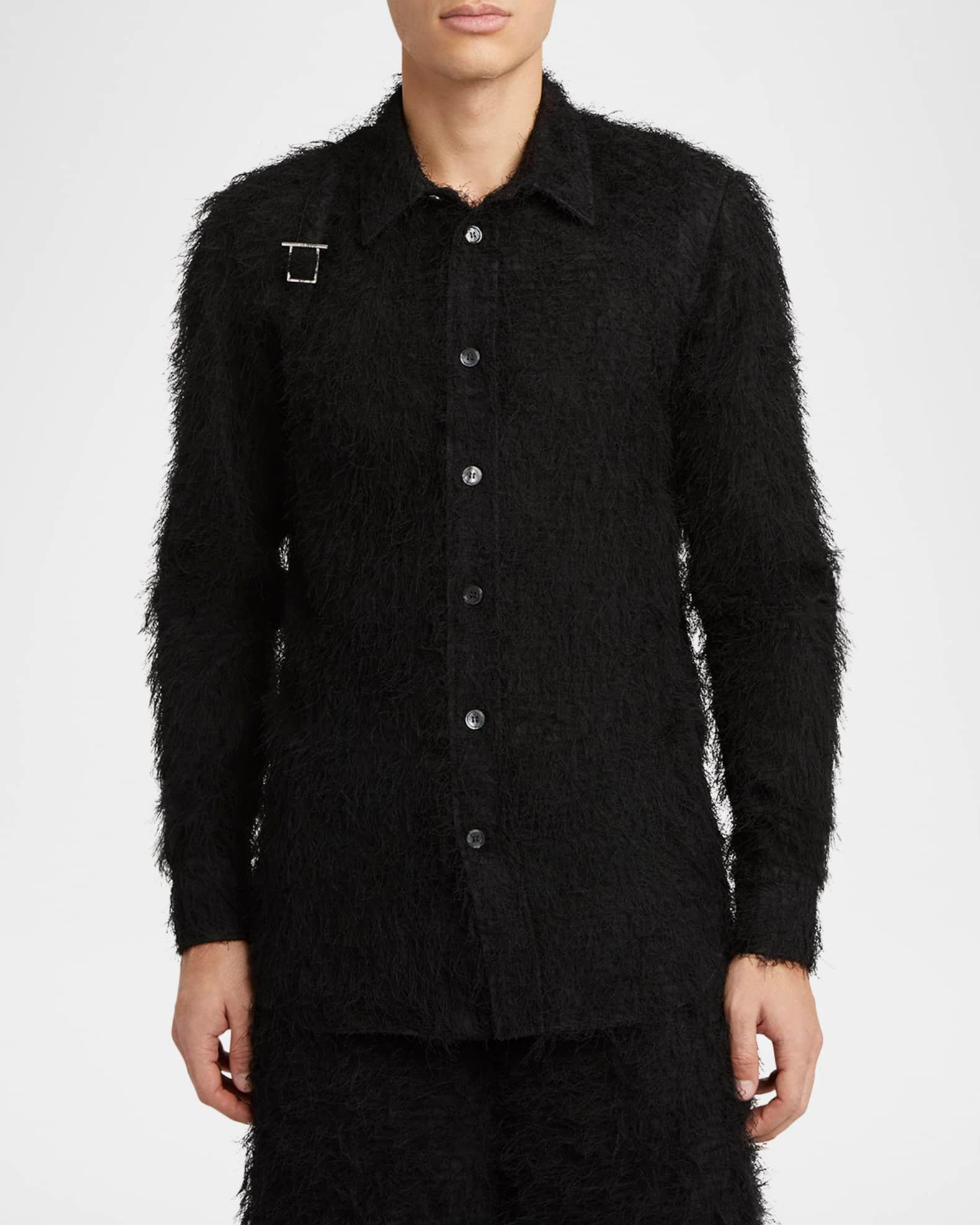 Men's Shredded Long-Sleeve Shirt Product Image