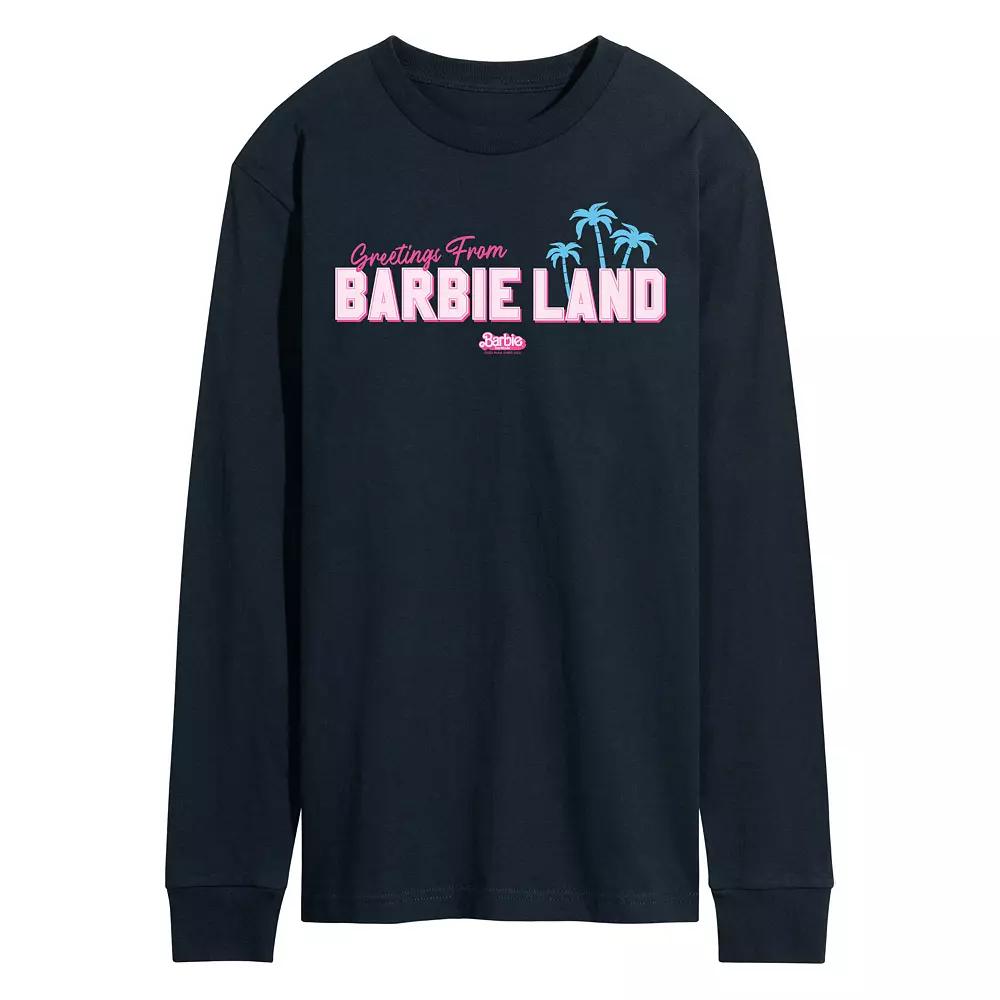 Men's Barbie™ The Movie Greetings From Barbie Land Graphic Tee,  Product Image