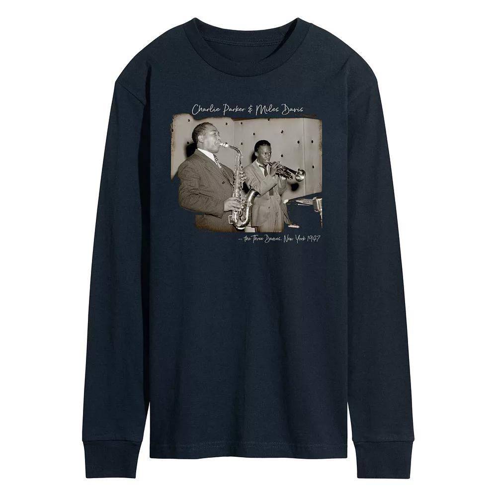 Men's Charlie Parker Three Deuces Long Sleeve Tee,  Product Image