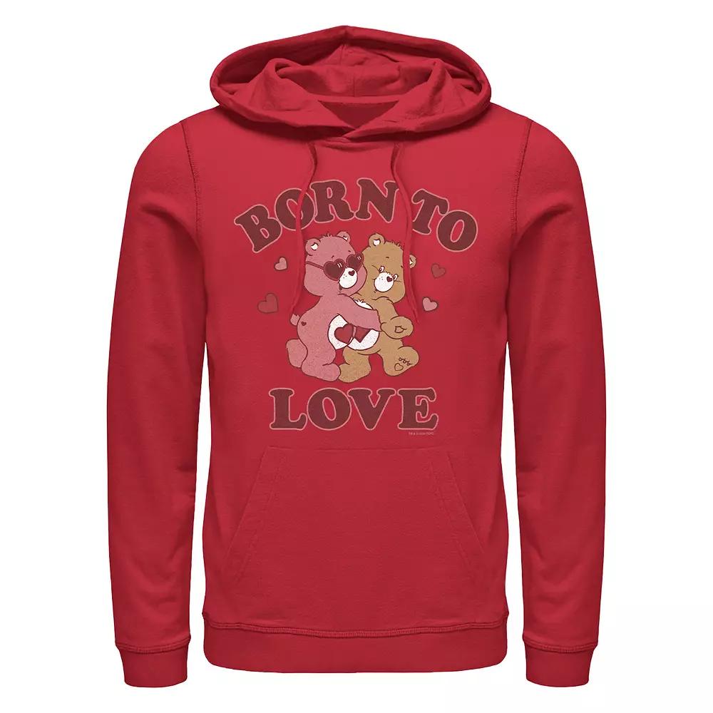 Men's Care Bears Born To Love Graphic Hoodie,  Product Image
