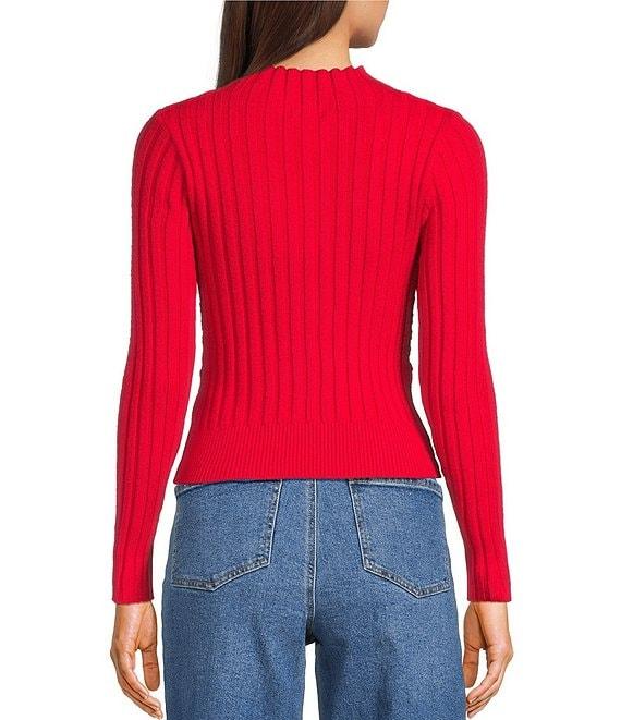 GB Twist Front Ribbed Sweater Product Image