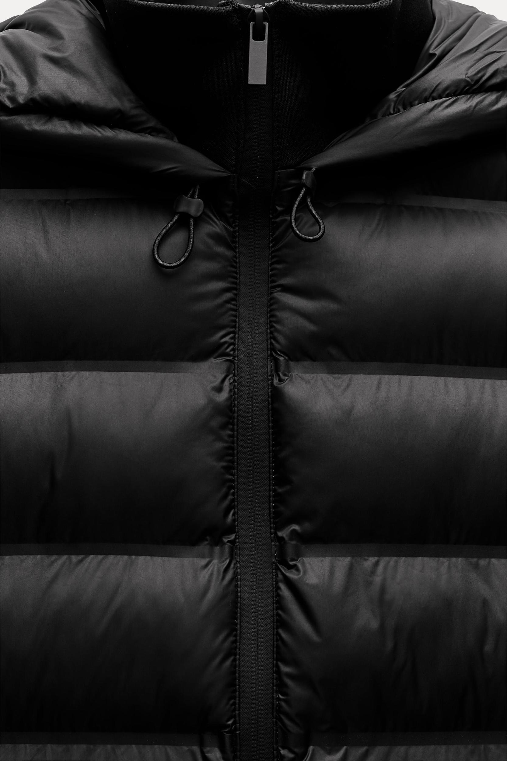 NEOPRENE EFFECT PUFFER JACKET Product Image