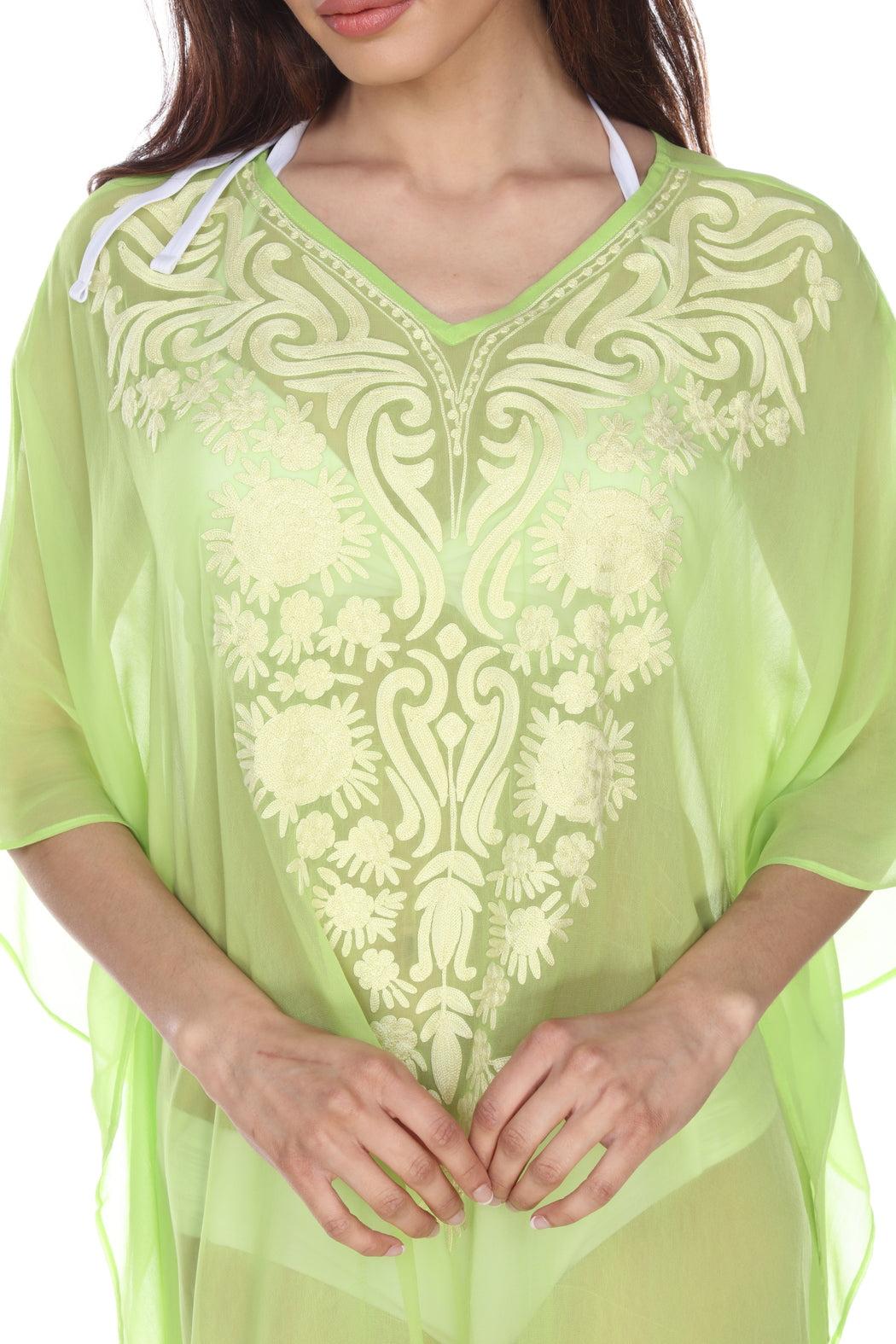 Sheer Embroidered Cover-Up Product Image