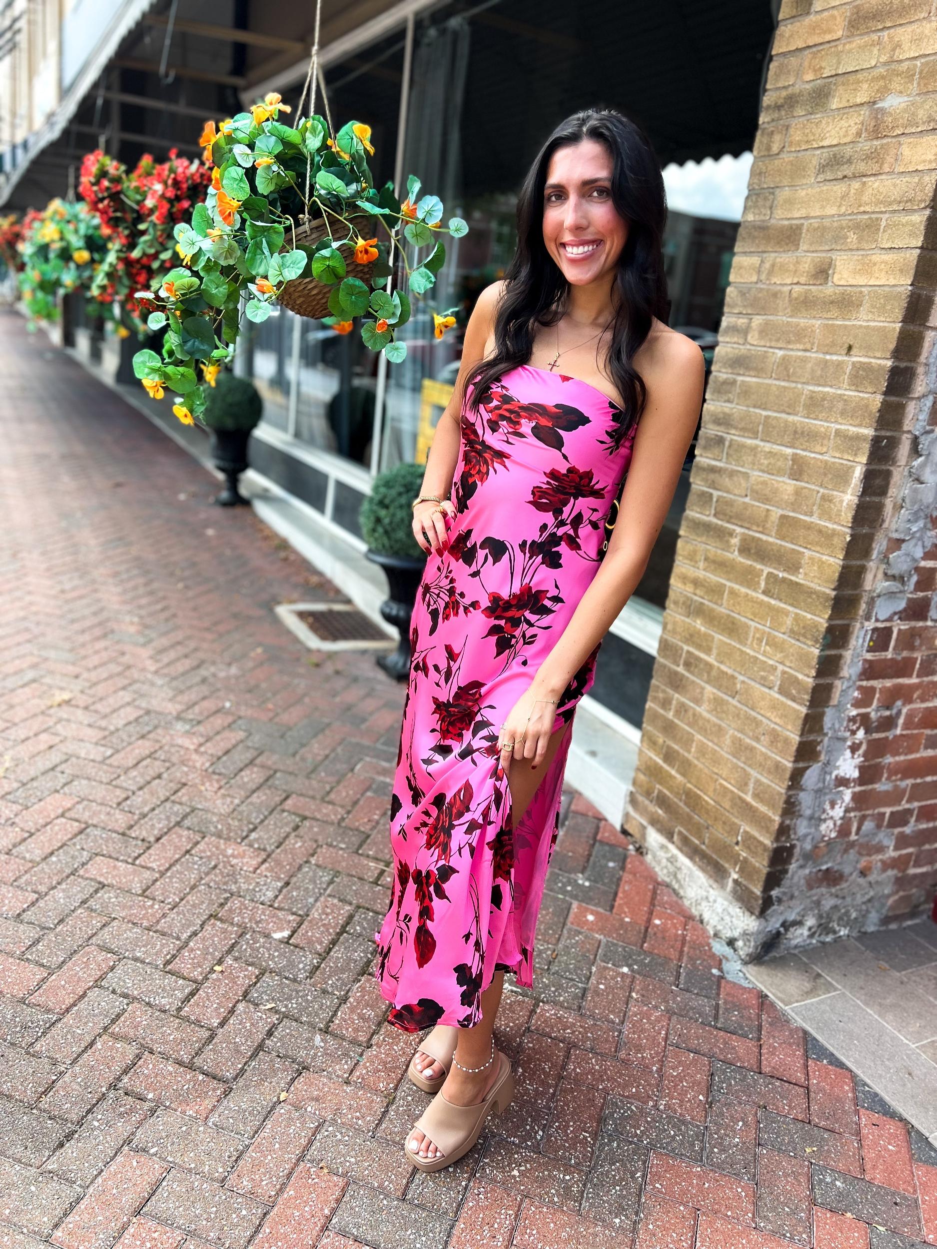 Potential Heartache Strapless Maxi Dress Product Image