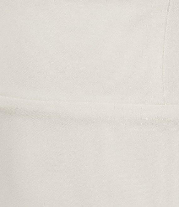 Dear Moon Sleeveless Bow Shoulder Strap Fit-And-Flare Dress Product Image