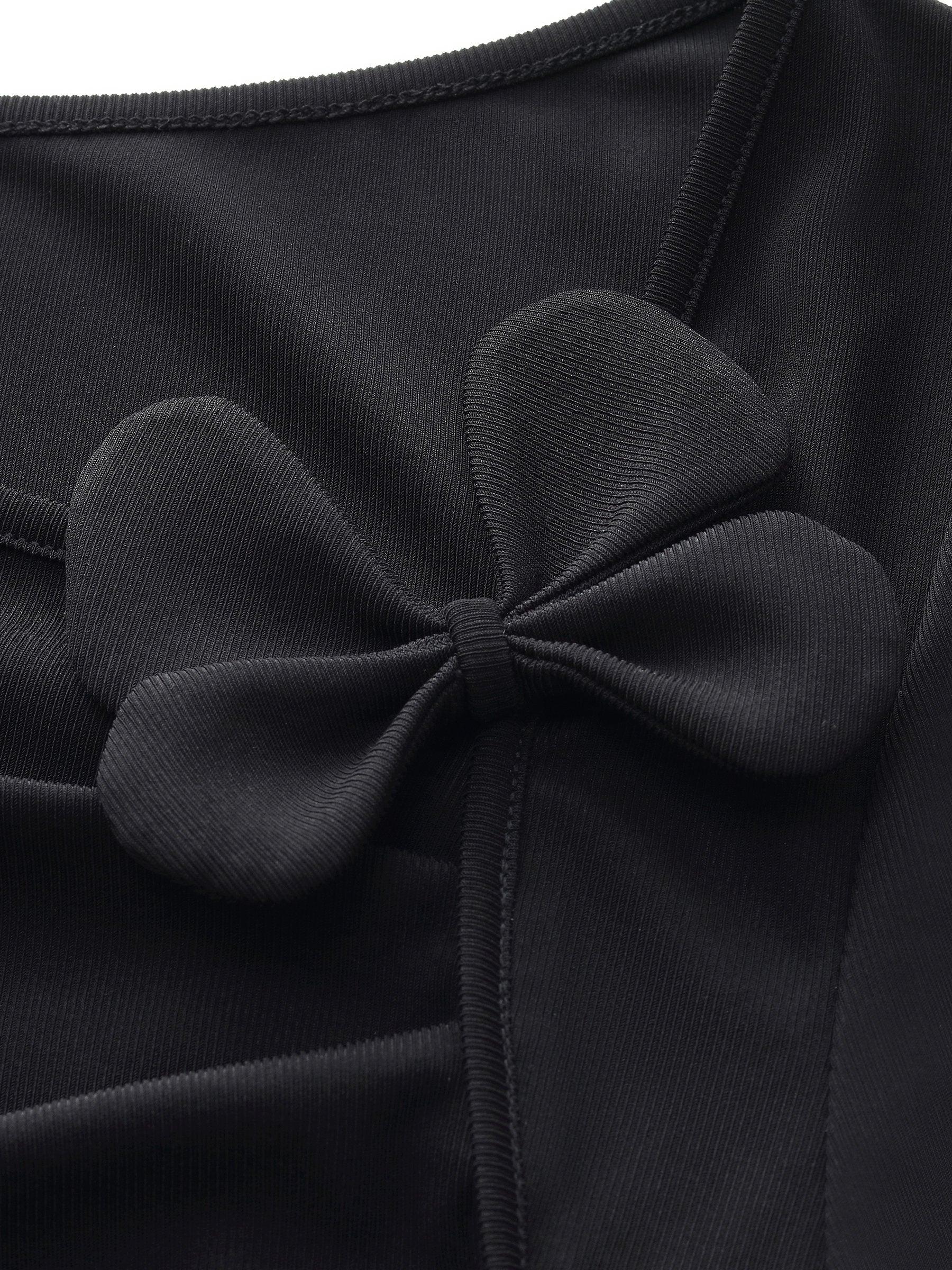 Acetate Blend Asymmetric Neckline Women T-Shirt Product Image