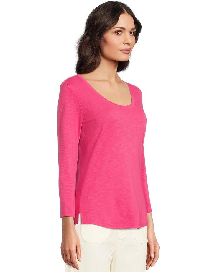Women's Tommy Bahama Ashby Isles Rib 3/4 Sleeve Scoop Product Image