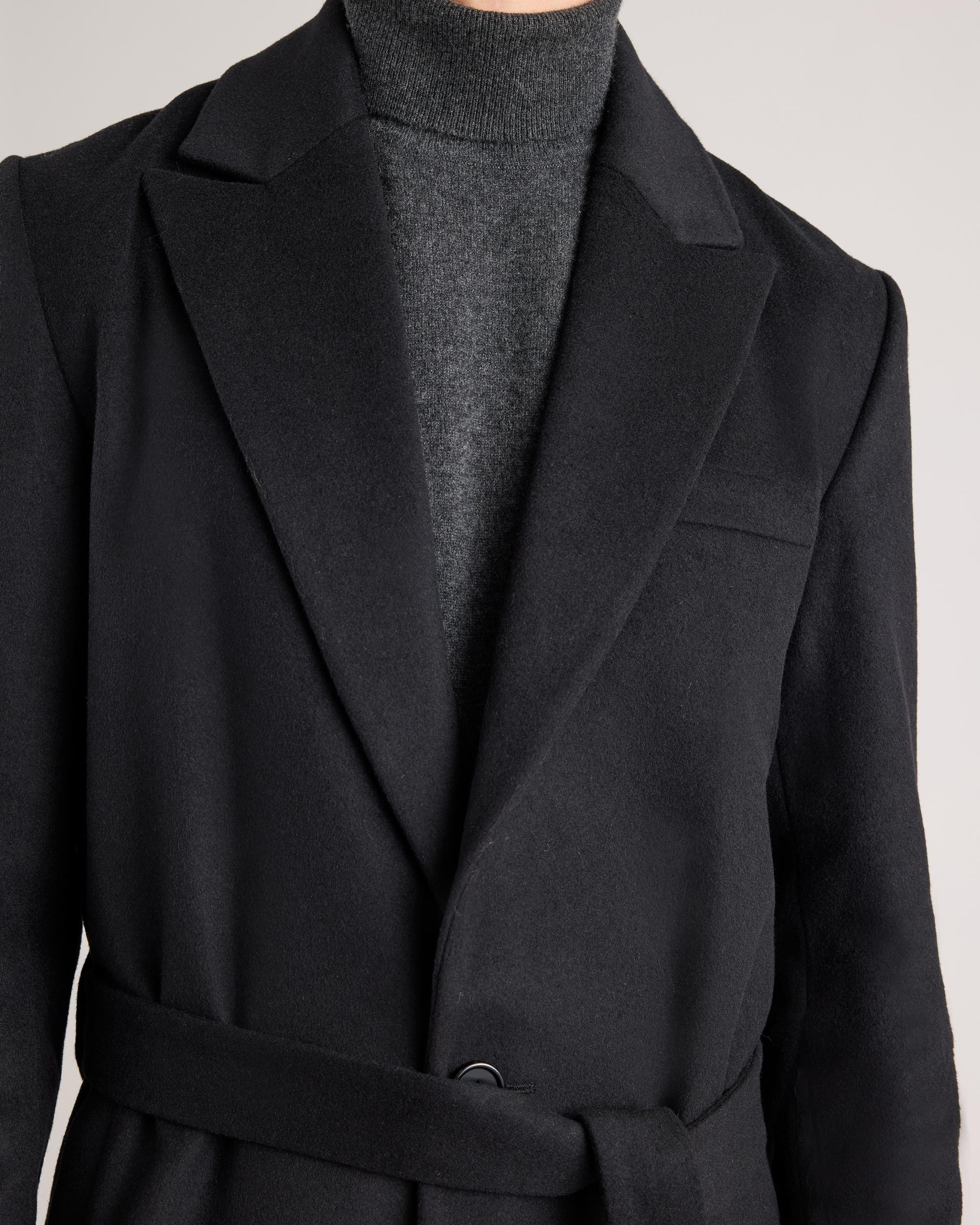 Quince | Men's Italian Wool Belted Overcoat Wool/Nylon Product Image