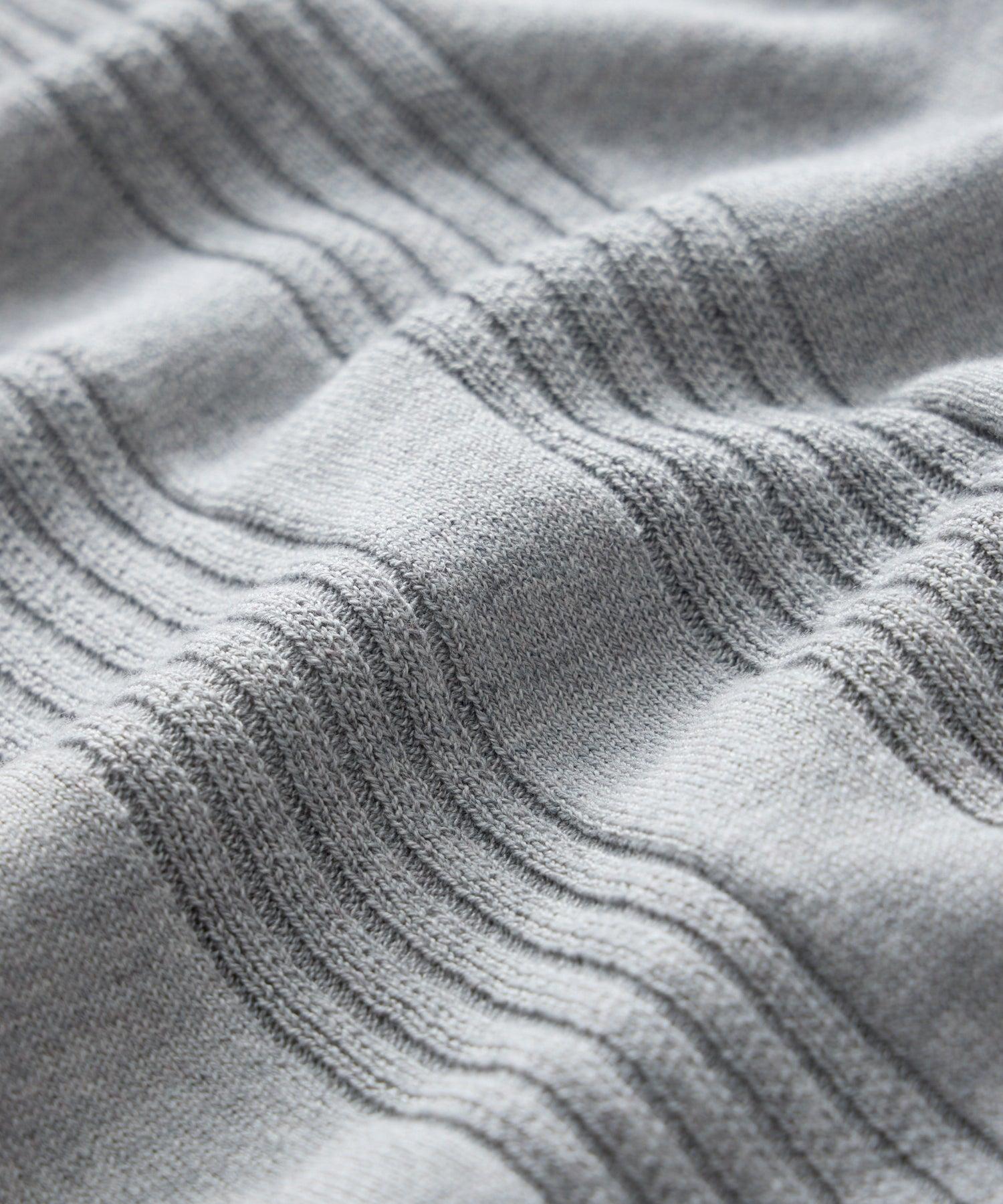 Silk-Cotton Tipped Sweater Polo Product Image