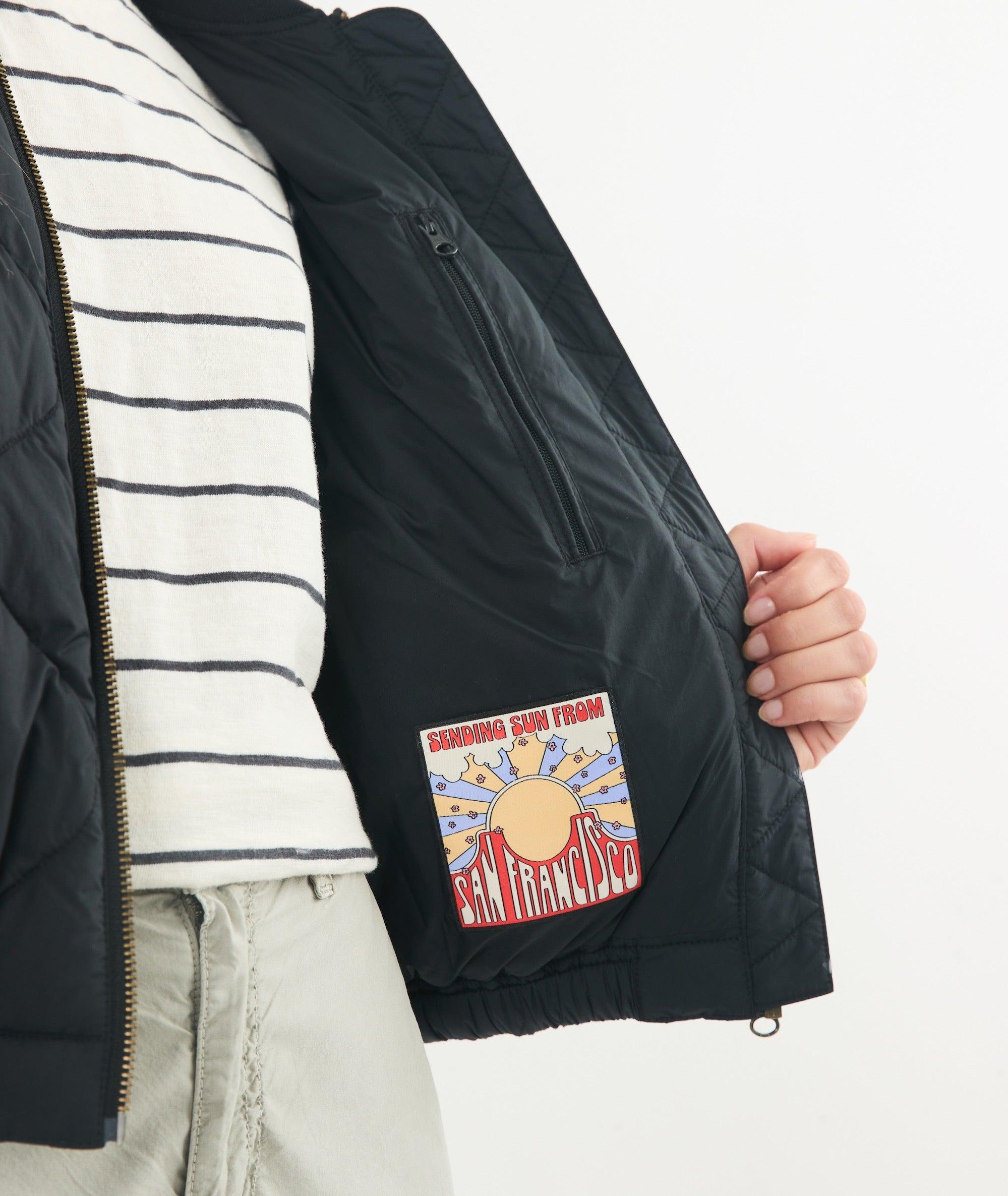 Avalon Lightweight Quilted Bomber Product Image