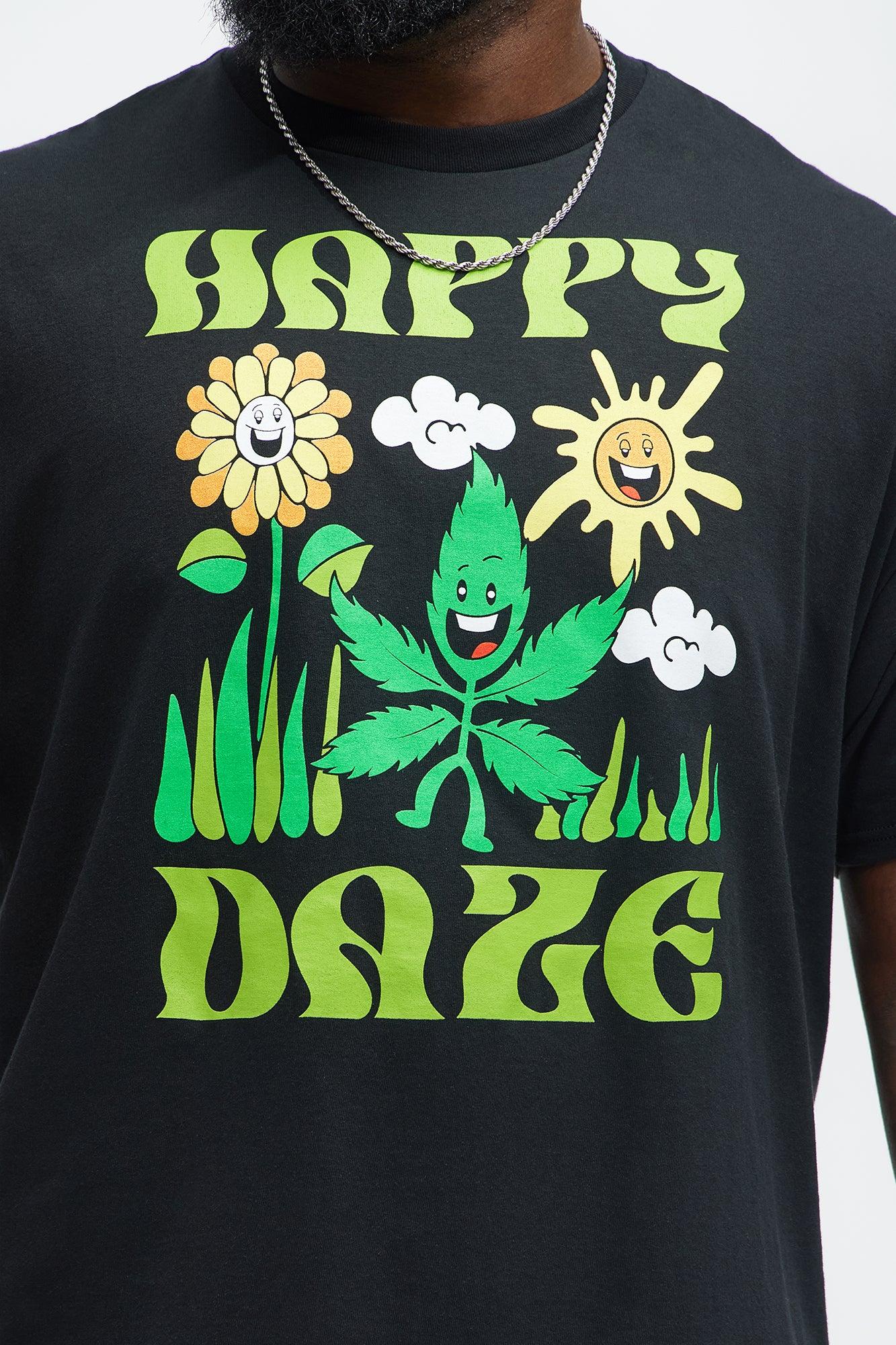 Happy Daze Always Short Sleeve Tee - Black Product Image