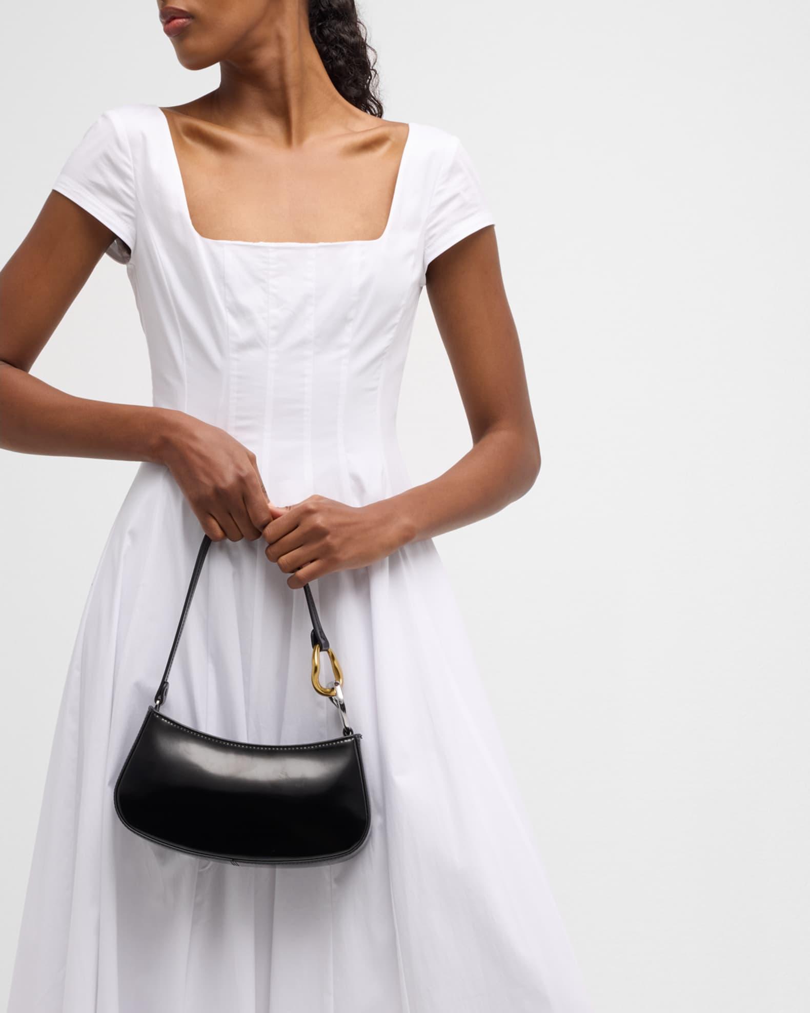 Ollie Zip Leather Shoulder Bag Product Image