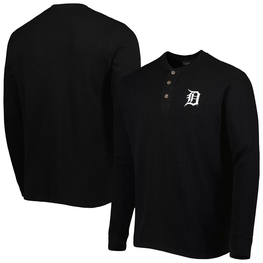 Men's Dunbrooke Detroit Tigers Black Maverick Long Sleeve T-Shirt,  Product Image