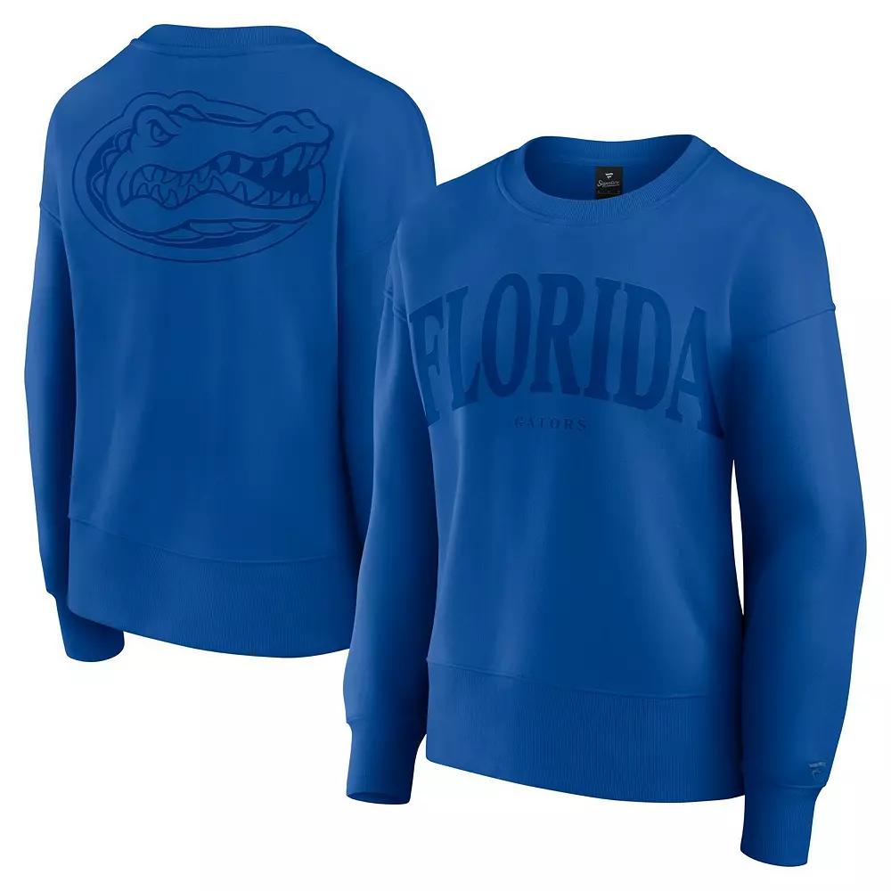Women's Fanatics Royal Florida Gators Supersoft Flow Fleece Pullover Sweatshirt,  Product Image