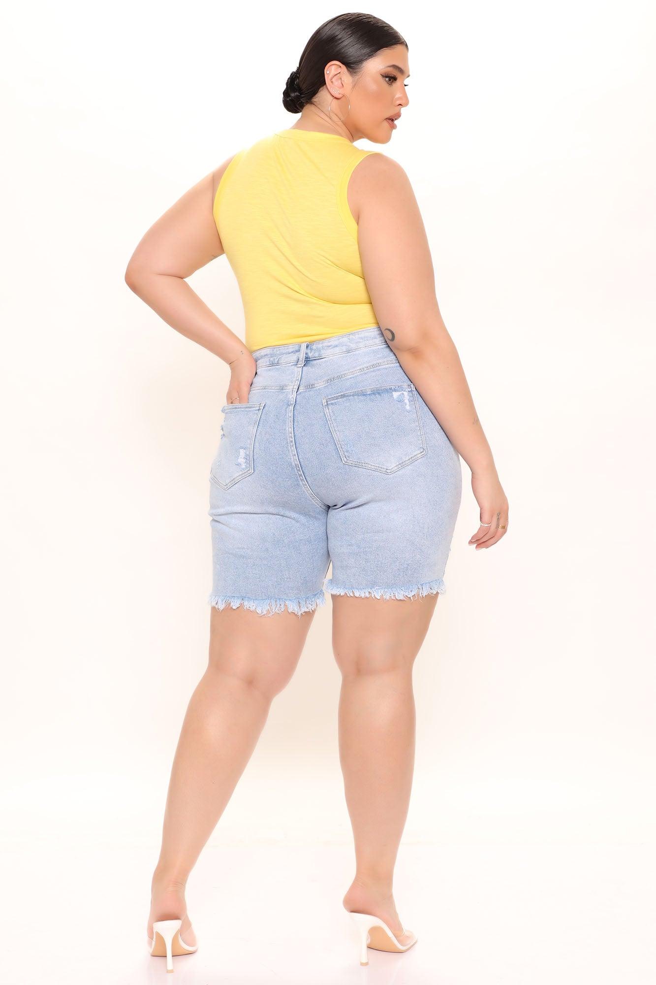 Alana Sleeveless Bodysuit - Yellow Product Image