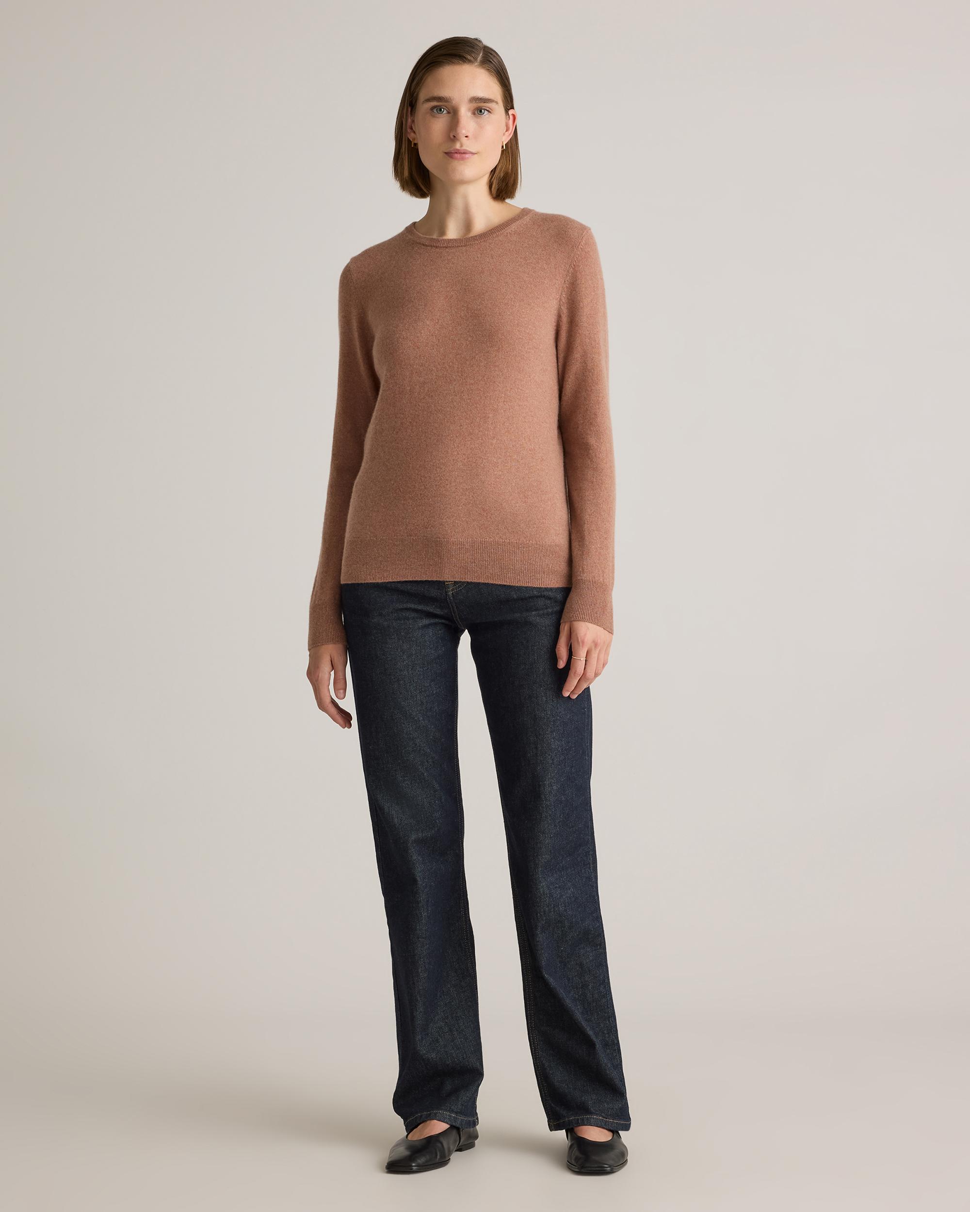 Quince | Women's Mongolian Cashmere Crewneck Sweater Size XS Product Image