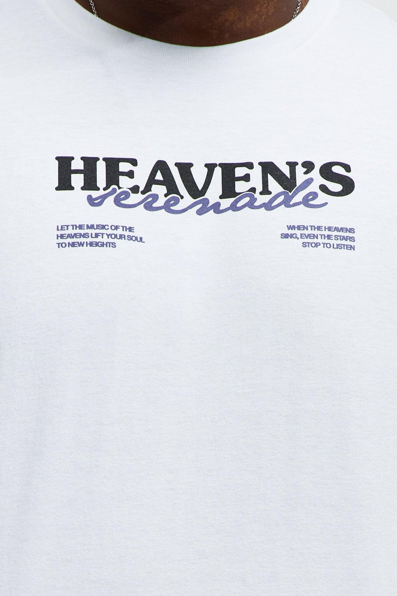 Heaven's Serenade Short Sleeve Tee - White Product Image