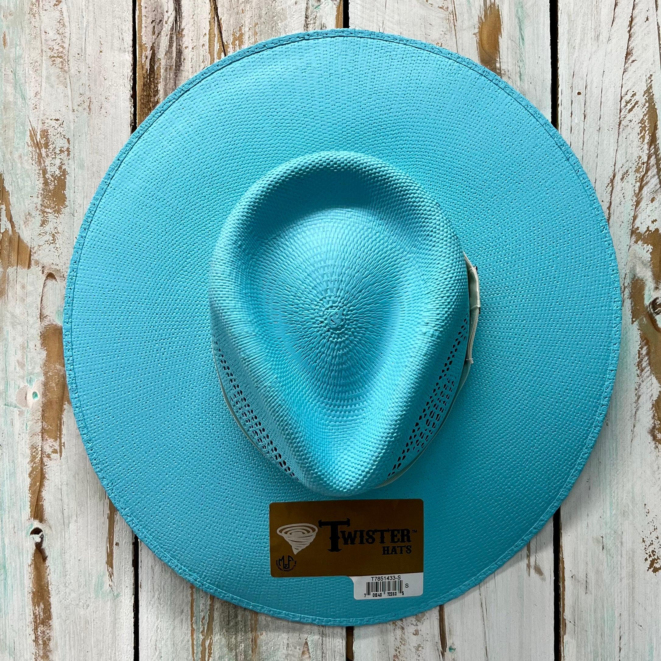 Rolling Around In The Turquoise Straw Hat Product Image