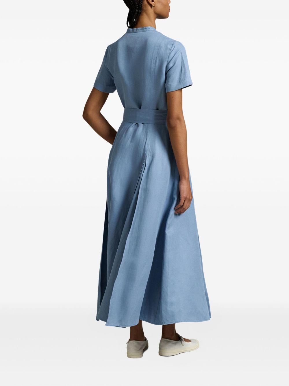 button-down belted dress Product Image