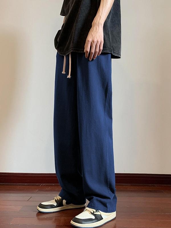 Men's Cotton Loose Casual Pants Product Image