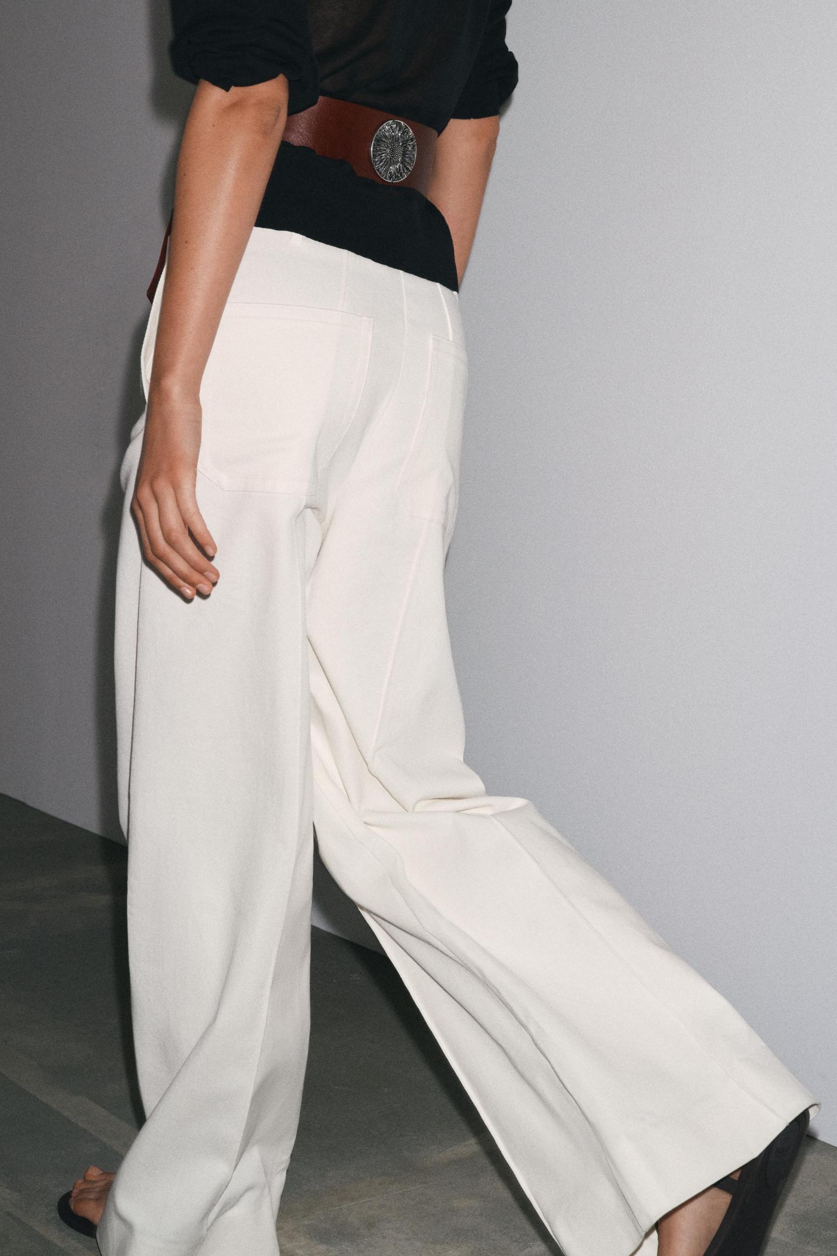 ZW COLLECTION HIGH WAIST WIDE LEG JEANS Product Image