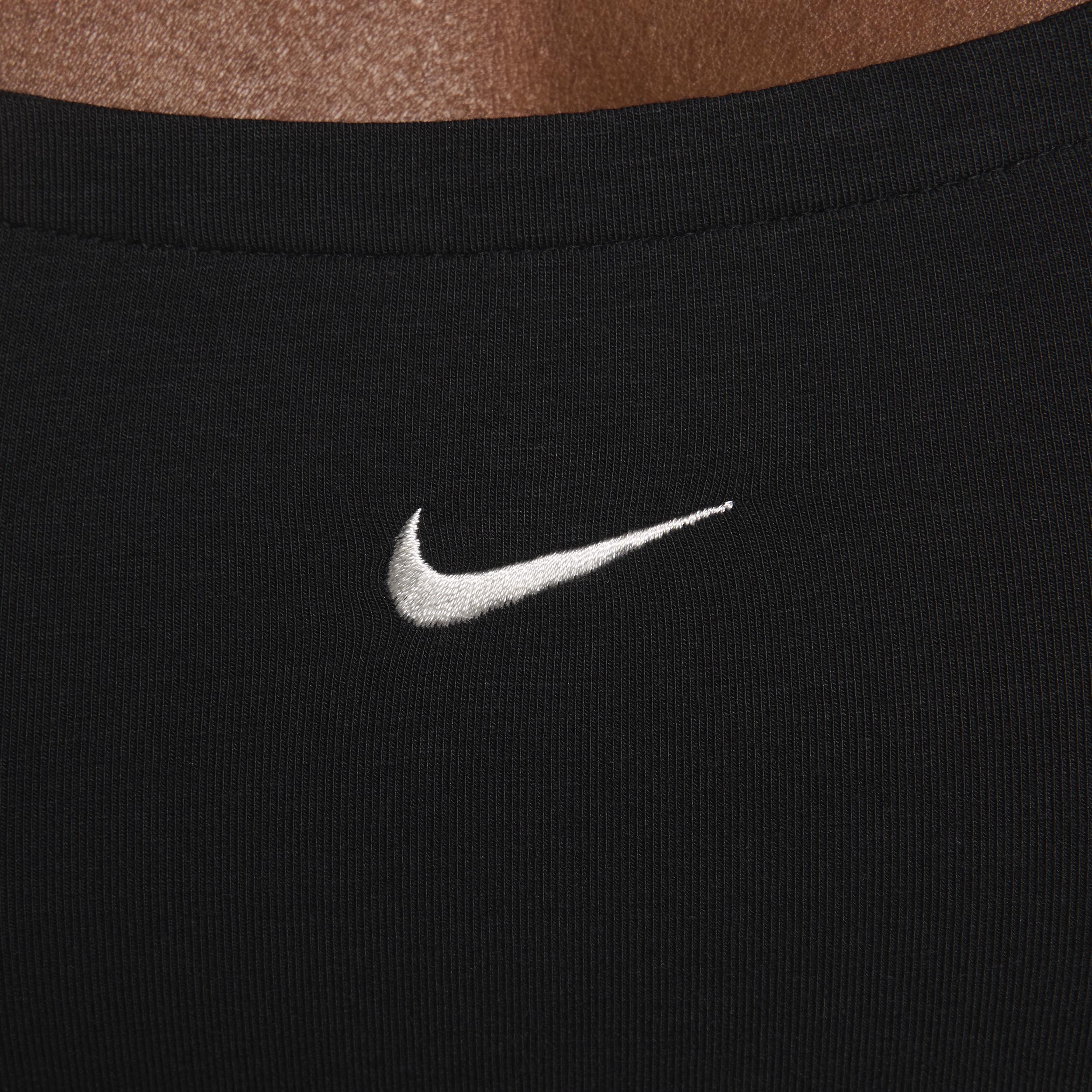 Women's Nike Sportswear Chill Knit Short-Sleeve Square-Neck Top Product Image