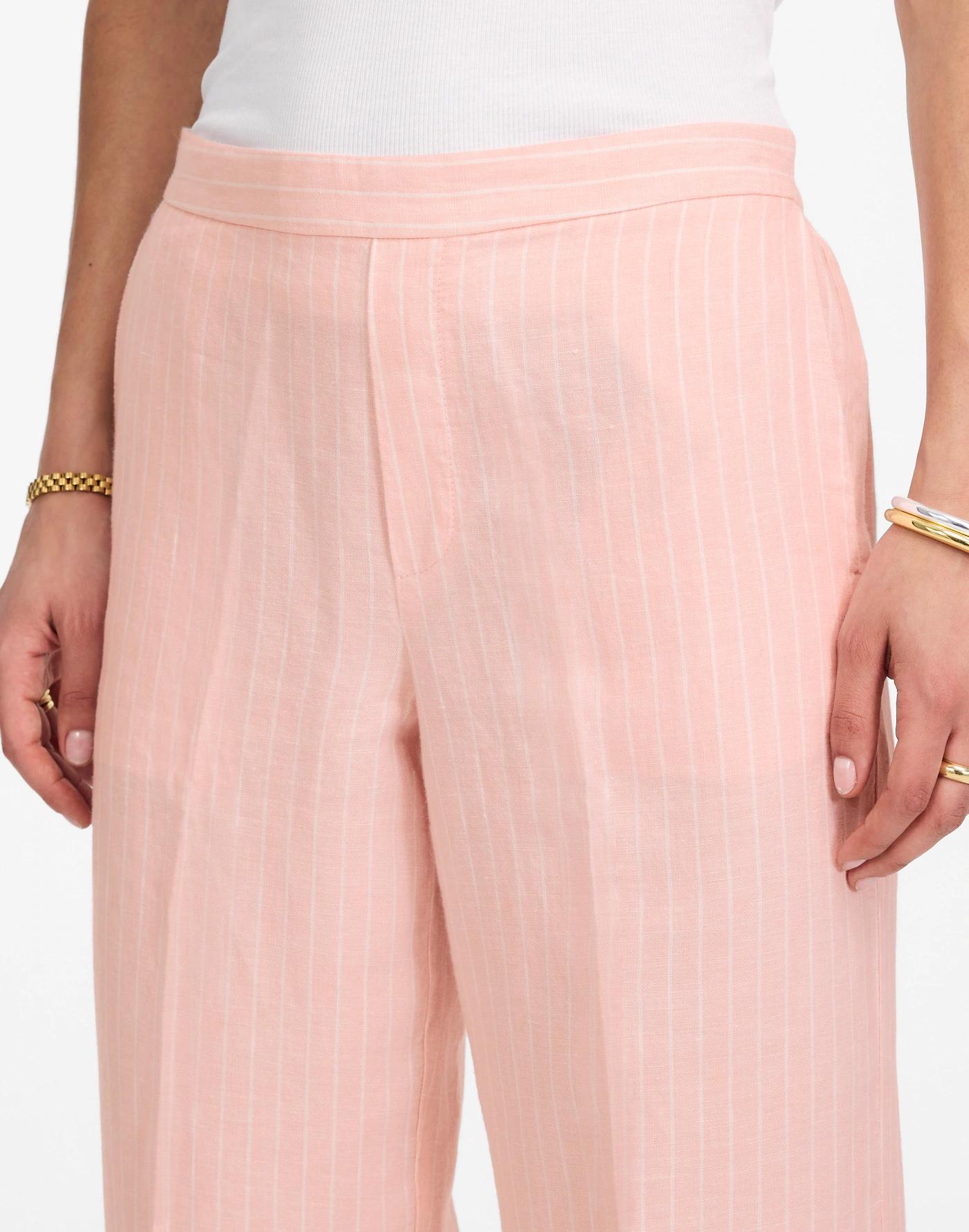 The Tall Easy Pull-On Pant in 100% Linen Product Image