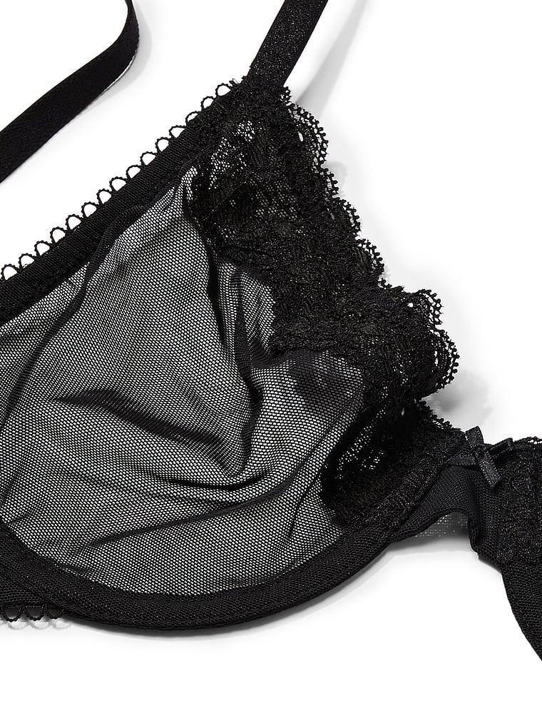 Tease Lace-Trim Unlined Demi Bra Product Image