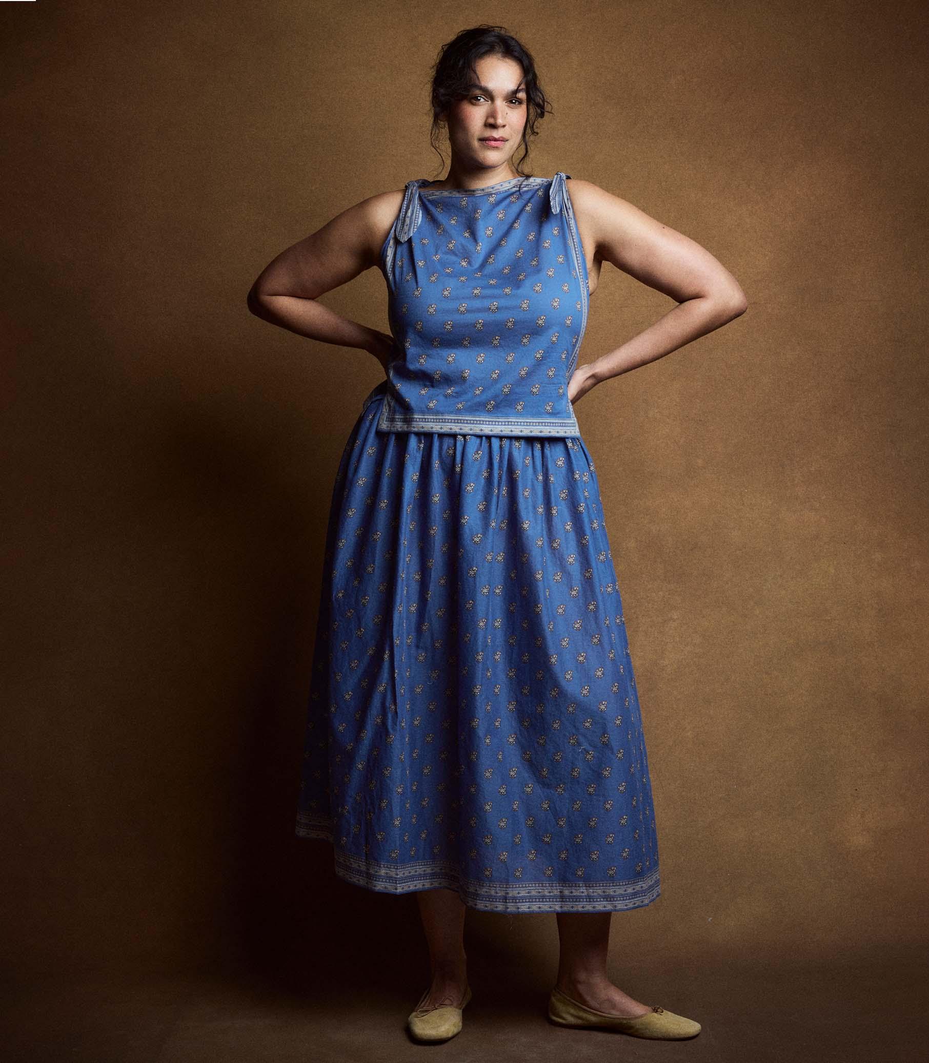 AMALIA TOP -- EARTHA PAISLEY Product Image