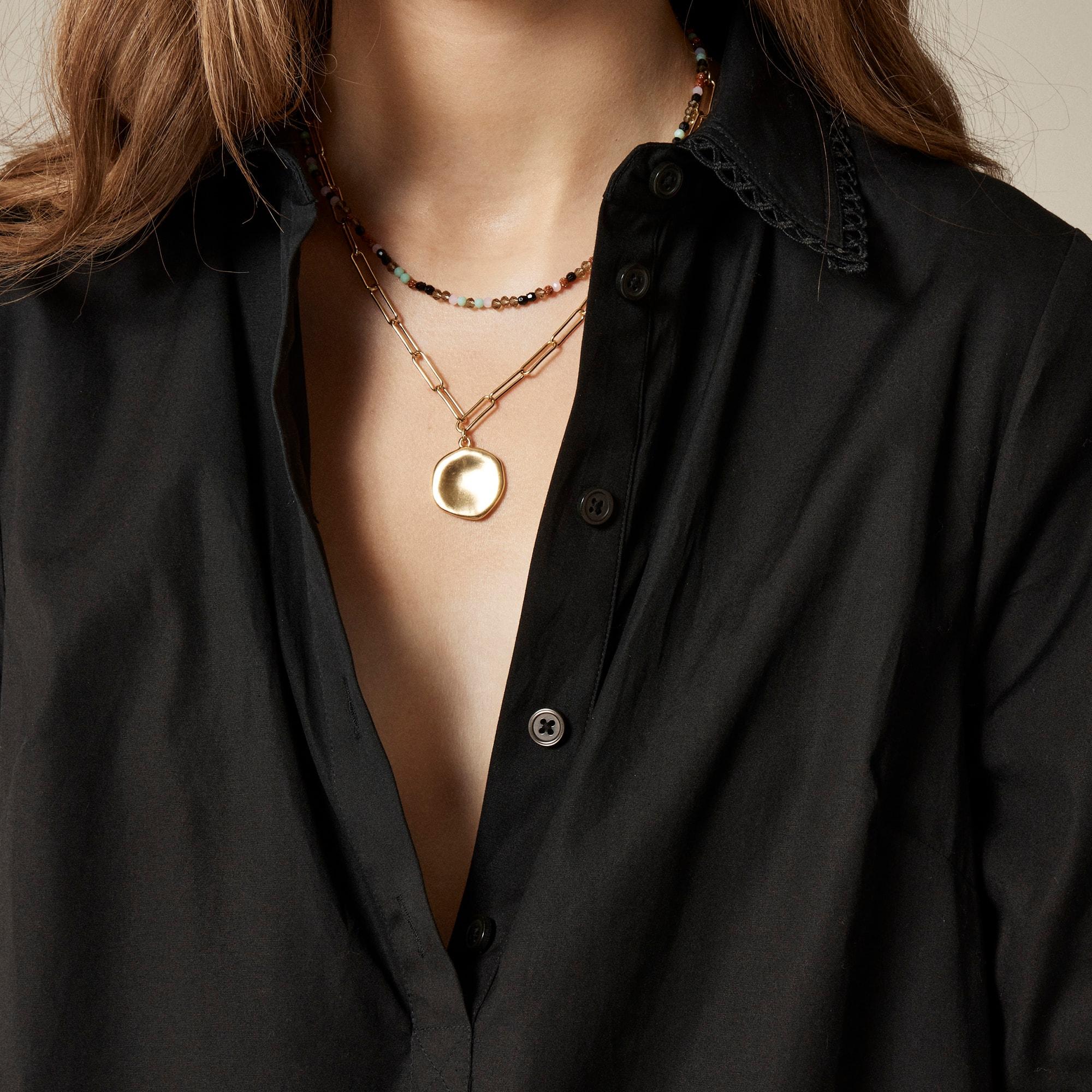 Amelia long-sleeve shirtdress in cotton poplin Product Image