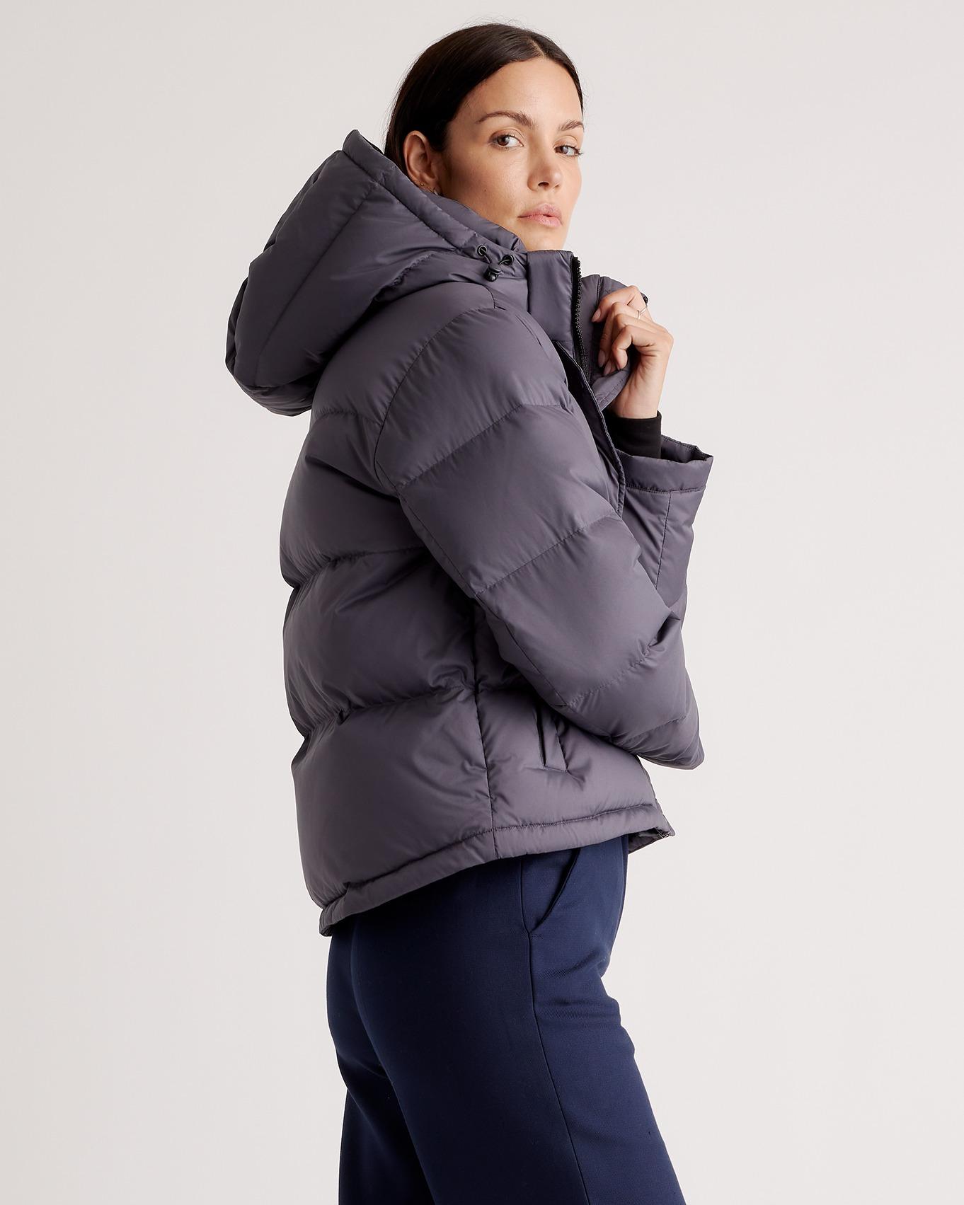 Quince | Women's Responsible Down Cropped Puffer Jacket Recycled Polyester Product Image