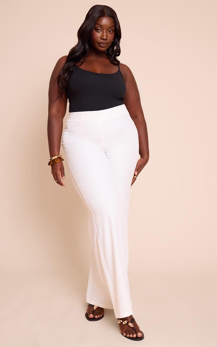 Plus Black Soft Cotton Strappy Bodysuit Product Image