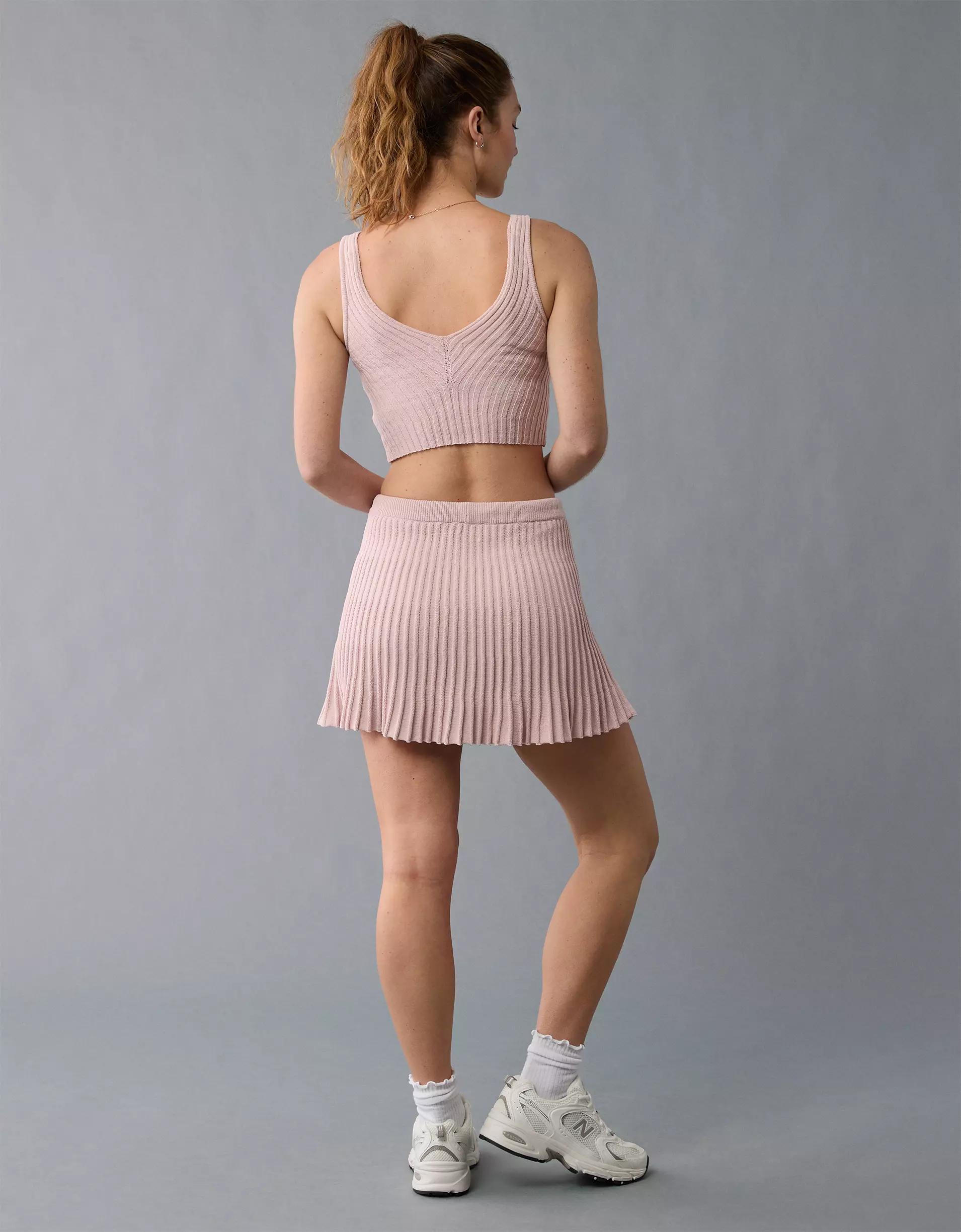 AE V-Neck Chenille Sweater Tank Top Product Image